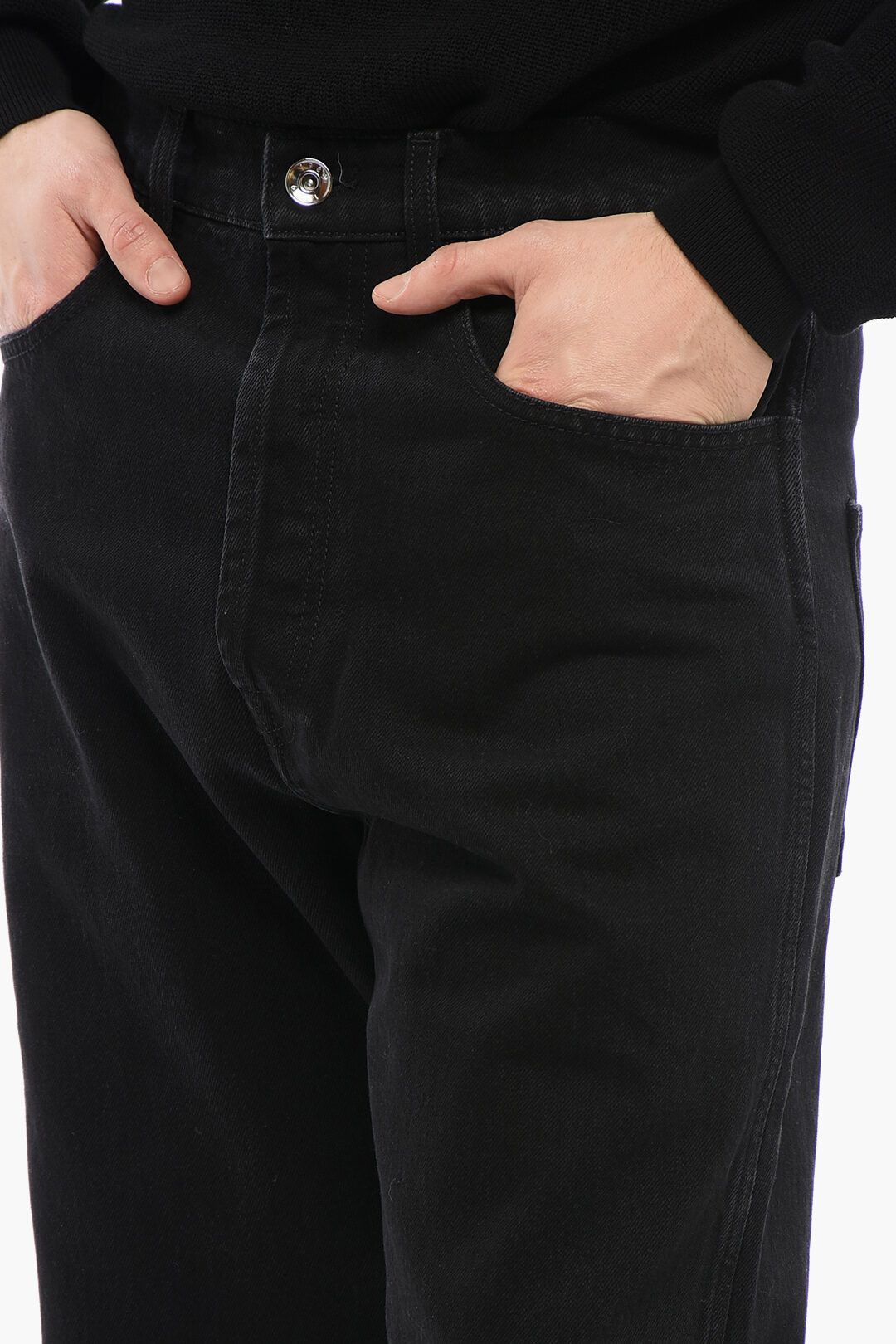 1989 STUDIO og1mm0725 Straight Fit Jeans in Black Size US 31 - 3 Thumbnail