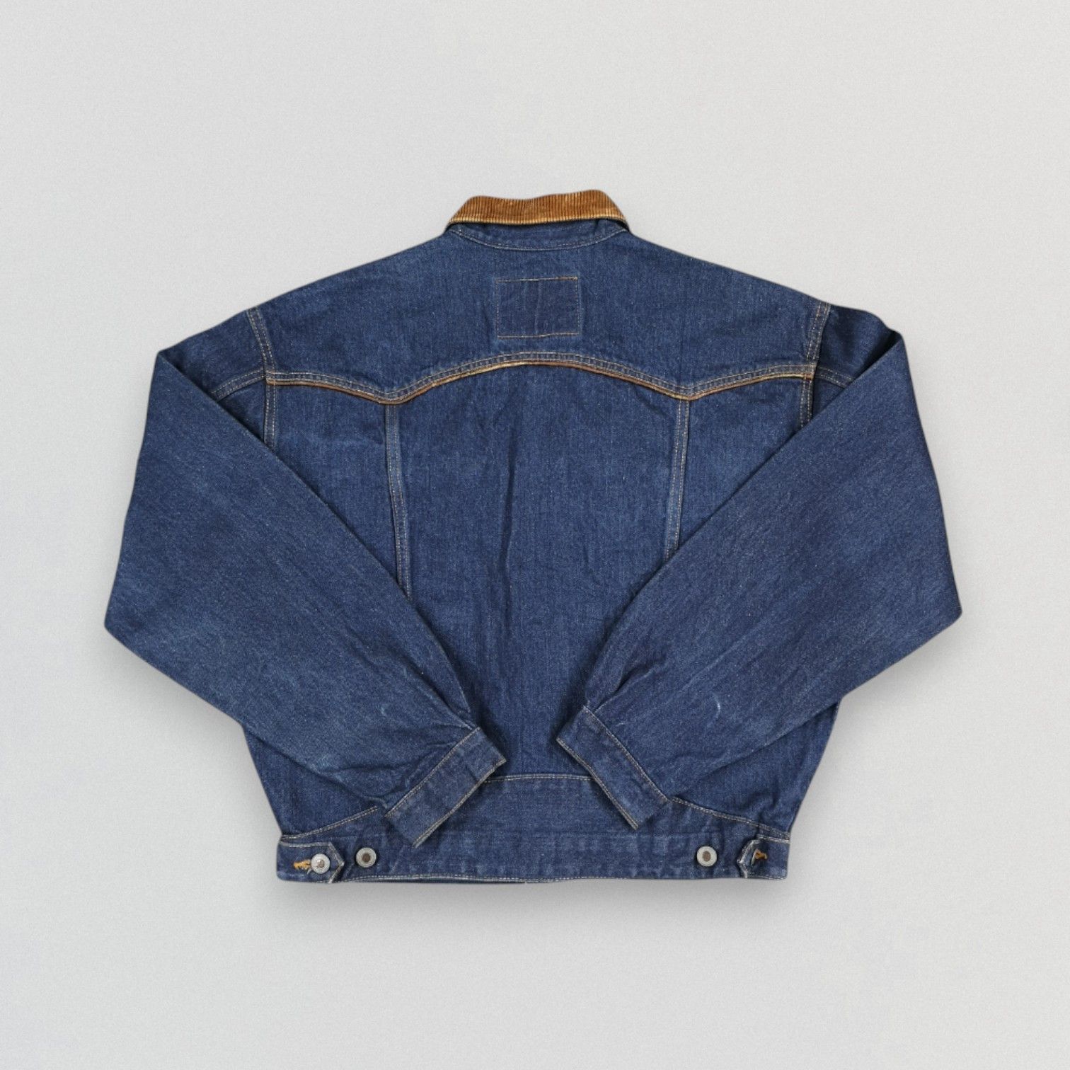 Vintage Vintage Fittz Clothes Blanket Lined Denim Trucker Jacket Size US M / EU 48-50 / 2 - 2 Thumbnail