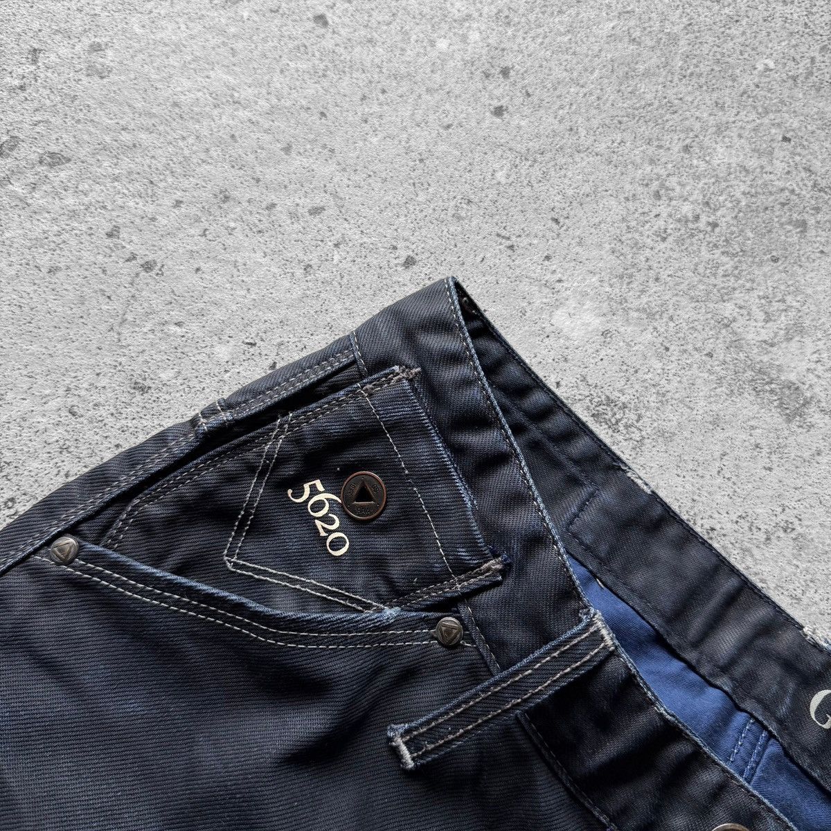 G-Star G-Star Raw Mens Blue 3D Denim Elwood 96 Graphic Jeans Logo Size US 30 / EU 46 - 5 Thumbnail