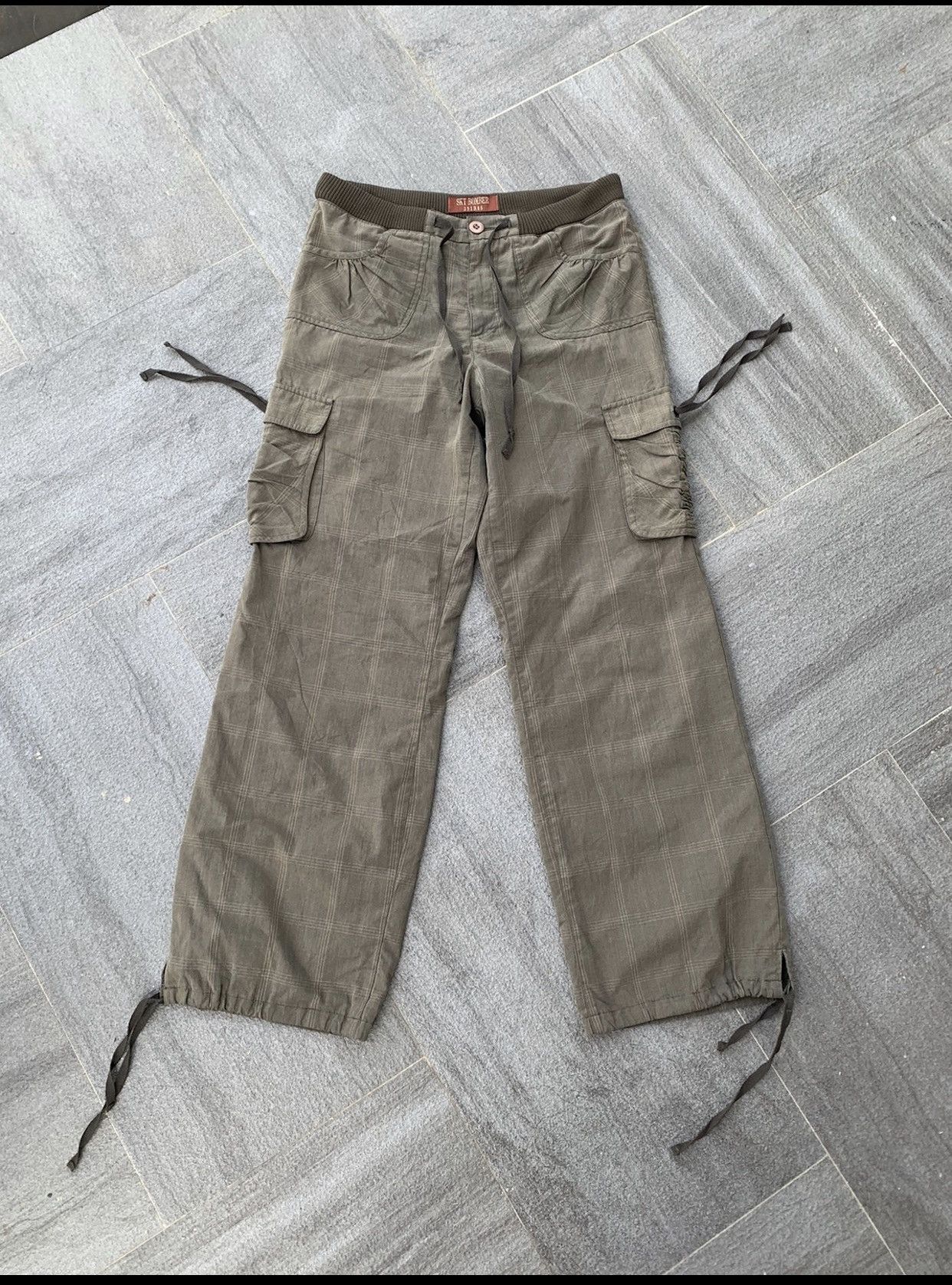 If Six Was Nine Sky Bomber Parachute Cargo Pants Size 31" - 3 Thumbnail