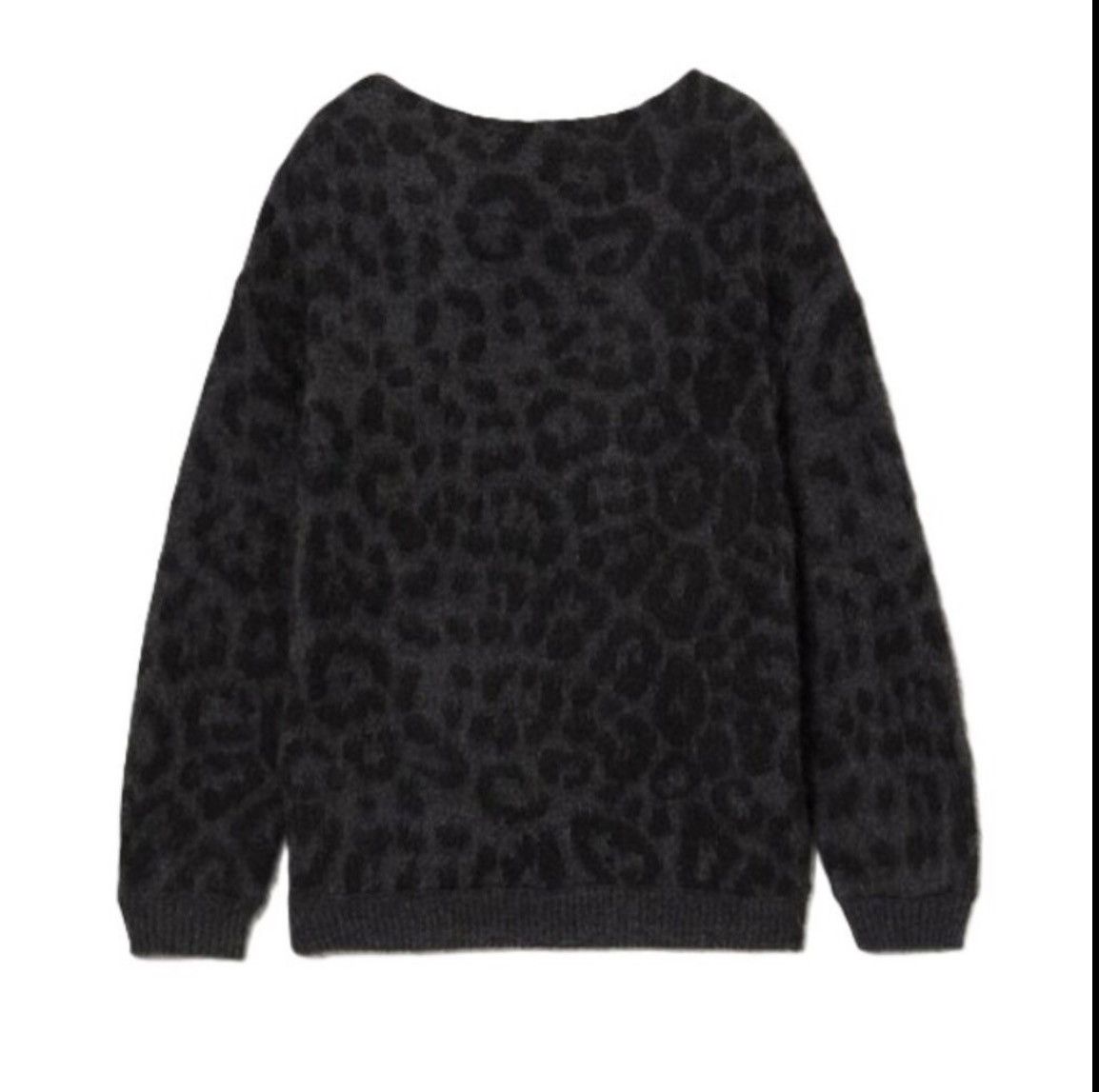 Valentino Garavani Leopard Print Mohair Blend Sweater