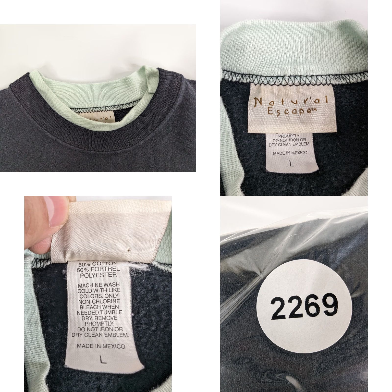 Vintage Vintage Natural Escape Snowman Family Sweatshirt Womens Large Christmas Holiday Size L / US 10 / IT 46 - 8 Thumbnail