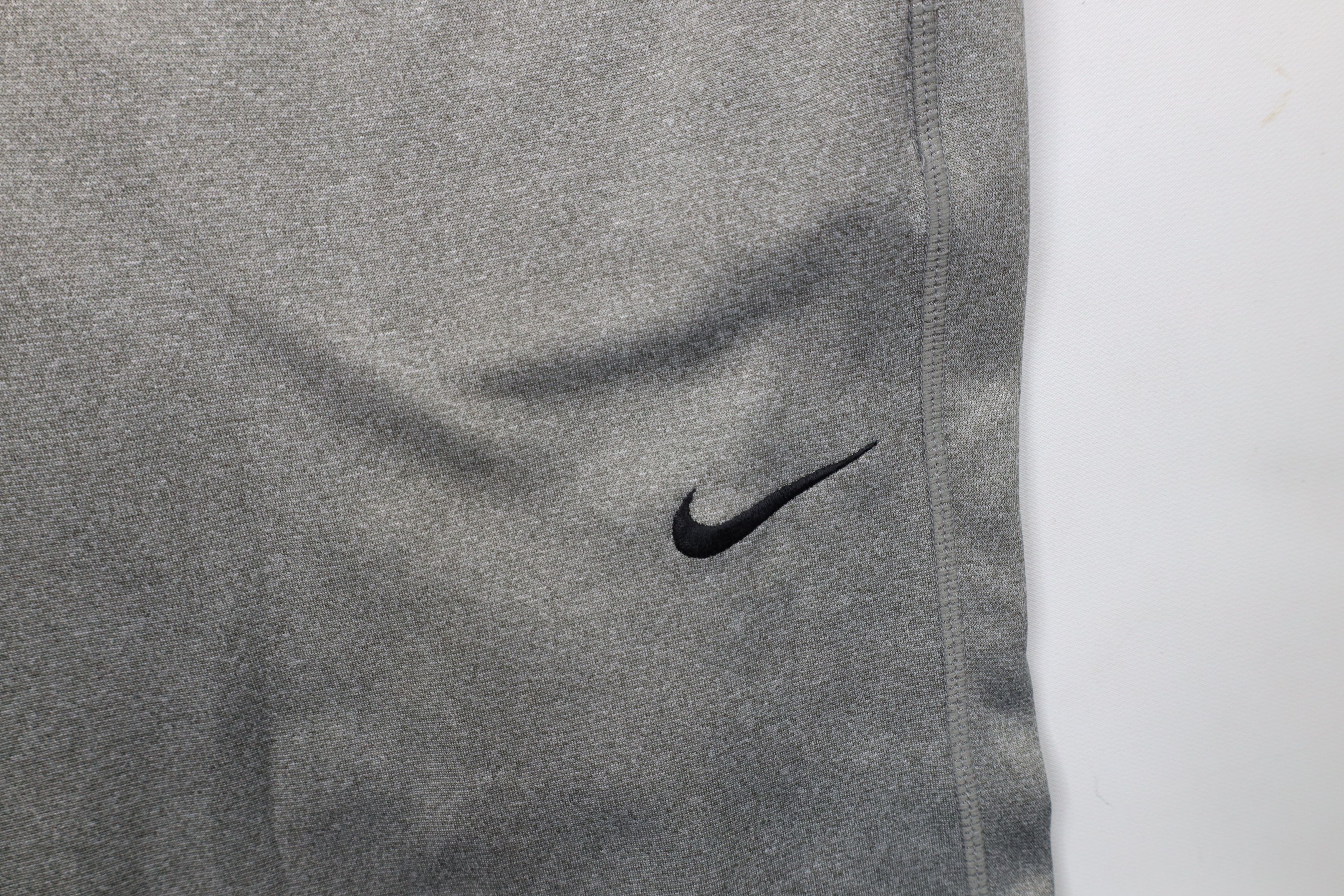 Nike × Vintage Vintage Y2K Nike Therma Fit Mini Swoosh Wide Leg Sweatpants Size US 34 / EU 50 - 7 Thumbnail