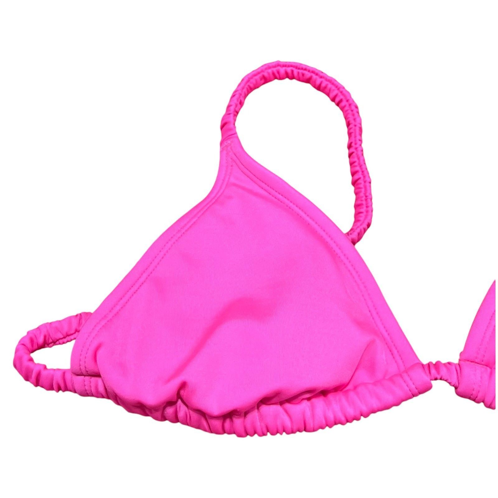 Other Wild Fable - Women's Strap Triangle Bikini Top - Pink - Medi Size ONE SIZE - 11 Thumbnail