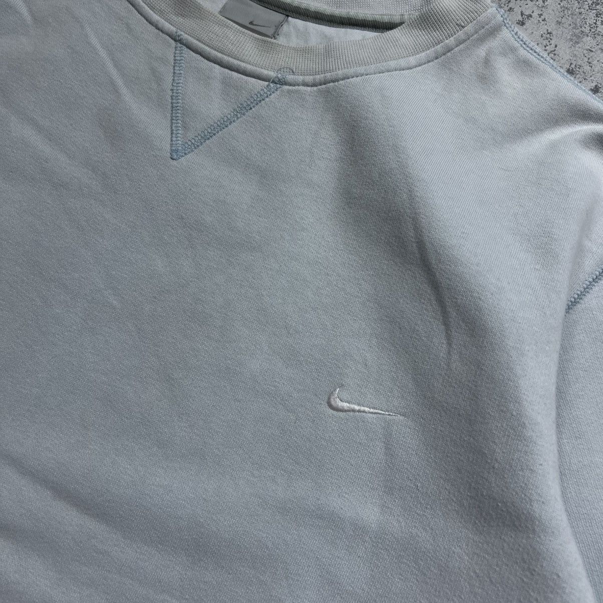 Nike 90s NIKE SWOOSH VINTAGE Y2K BLANK OVERSIZED SWEATSHIRT Size US L / EU 52-54 / 3 - 4 Thumbnail