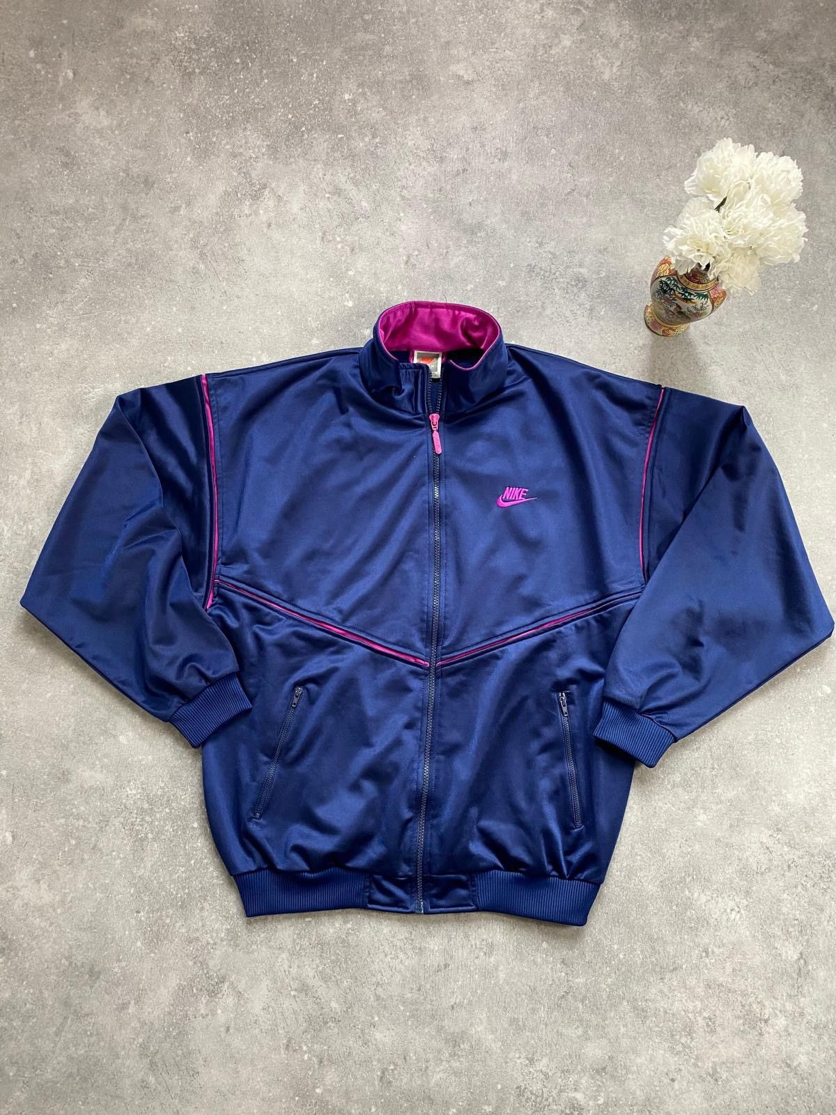 Nike × Vintage Rare! Vintage Late 80s / Early 90s NIKE Tracksuit Set Swoosh Size US L / EU 52-54 / 3 - 2 Thumbnail