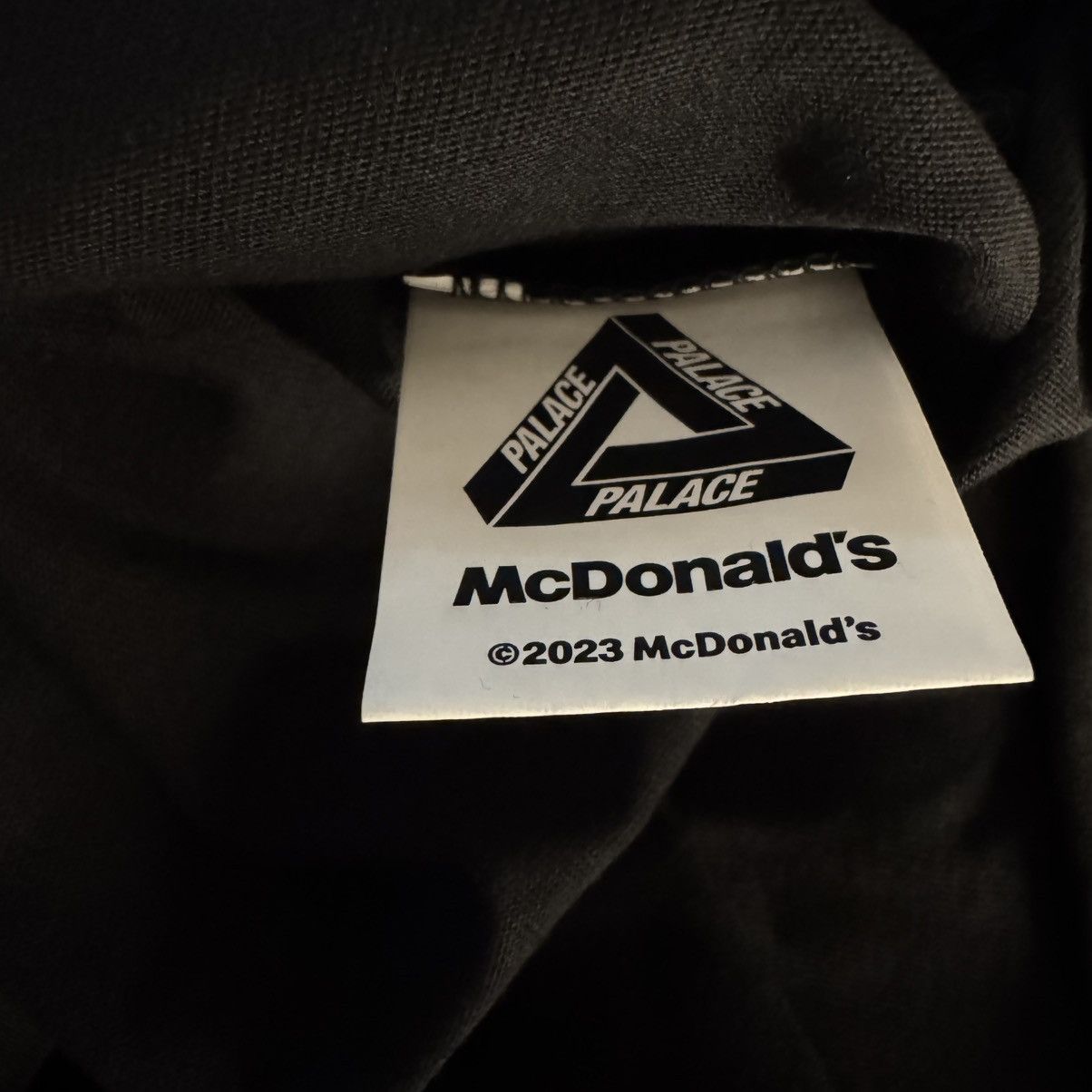 Palace Palace x McDonalds Black Tee Yellow Arches Logo Size Large Size US L / EU 52-54 / 3 - 5 Thumbnail