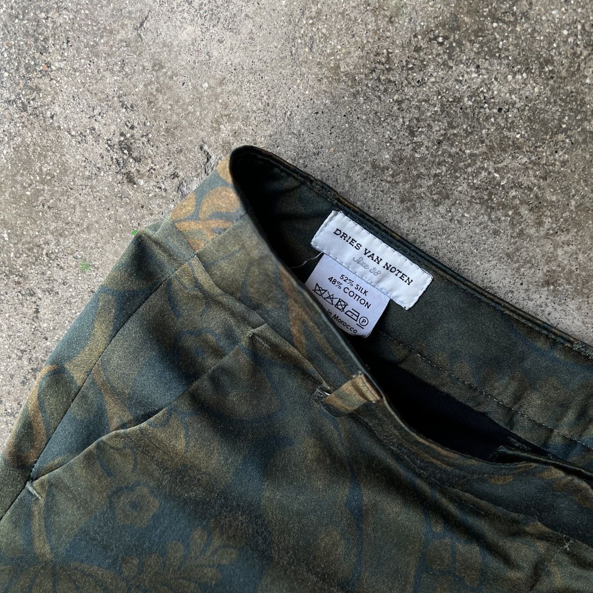 Dries Van Noten Dries Van Noten Silk Trousers Size US 30 / EU 46 - 6 Thumbnail