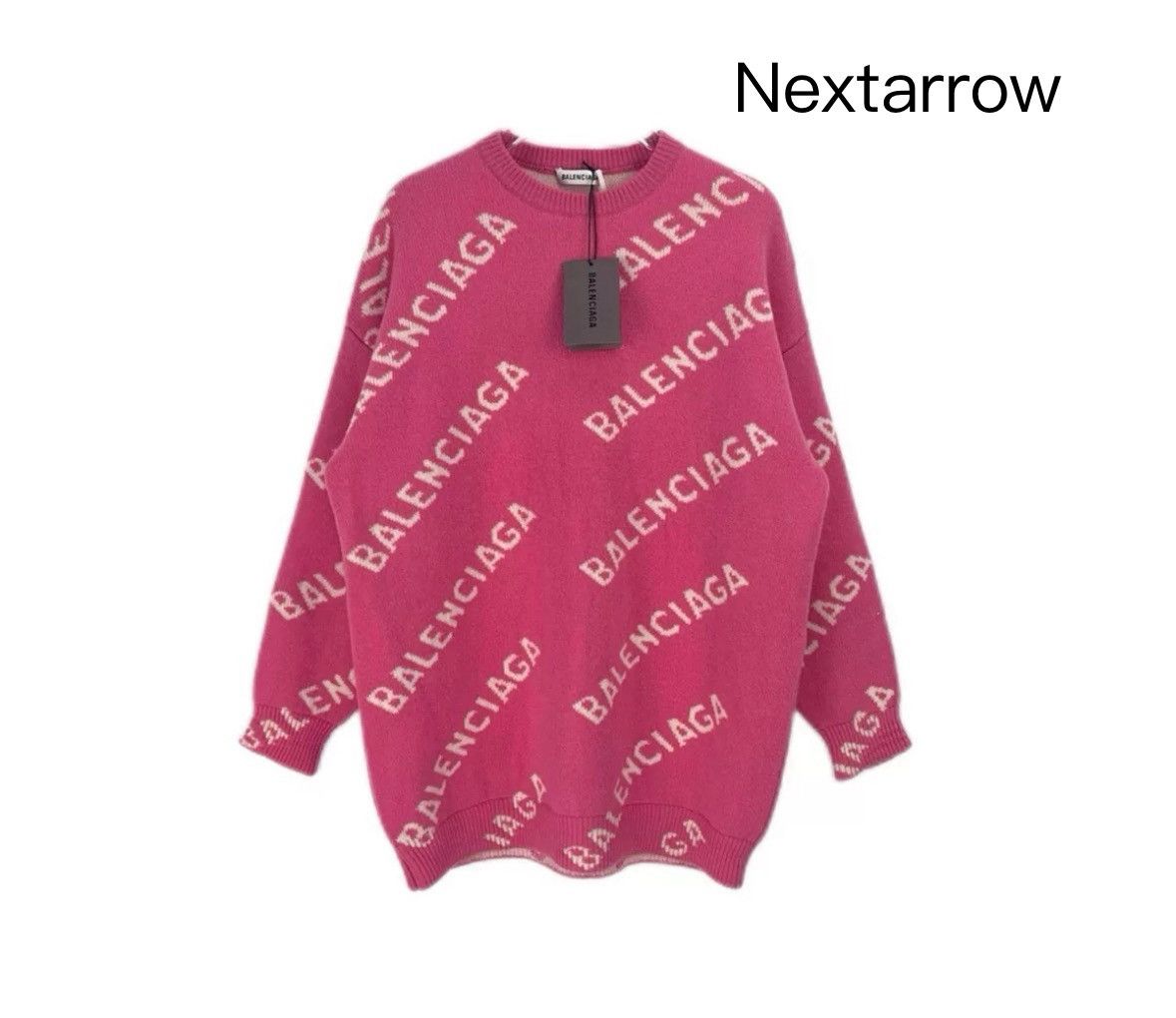 Balenciaga Balenciaga pink stretch knit cardigan sweater 2412-Nextarrow Size US S / EU 44-46 / 1 - 1 Thumbnail