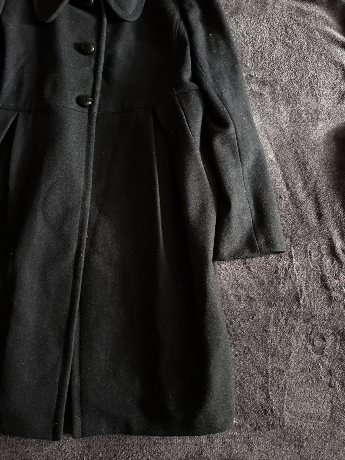 Miu Miu Miu Miu luxury wool coat black Size L / US 10 / IT 46 - 5 Thumbnail