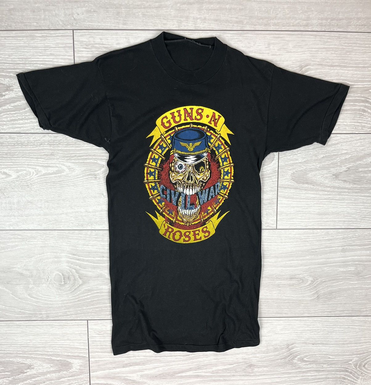 Band Tees Guns N Roses Civil War Vintage 80s Single Stitch T Shirt Size US M / EU 48-50 / 2 - 1 Thumbnail