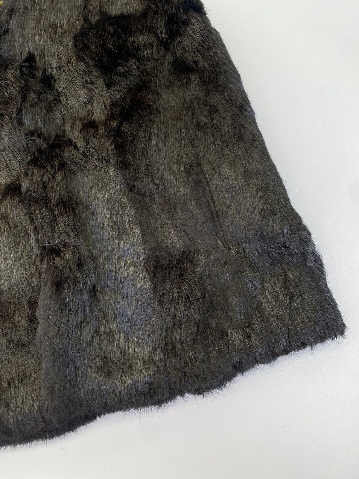 Vintage CSC Rabbit Fur Vest Size L / US 10 / IT 46 - 8 Thumbnail