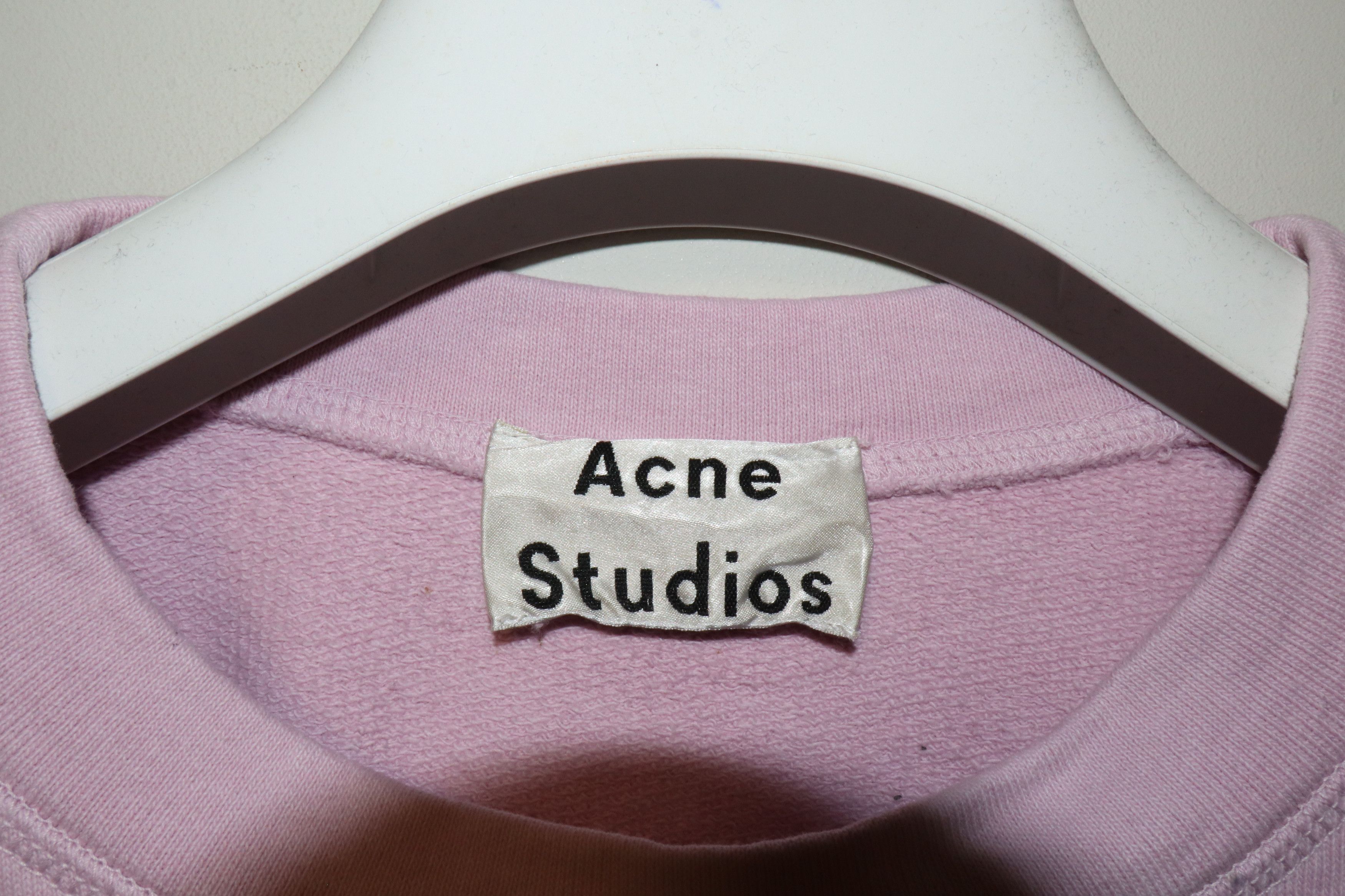 Acne Studios Odice embossed logo sweatshirt Size XXS / US 00 / IT 34 - 4 Thumbnail