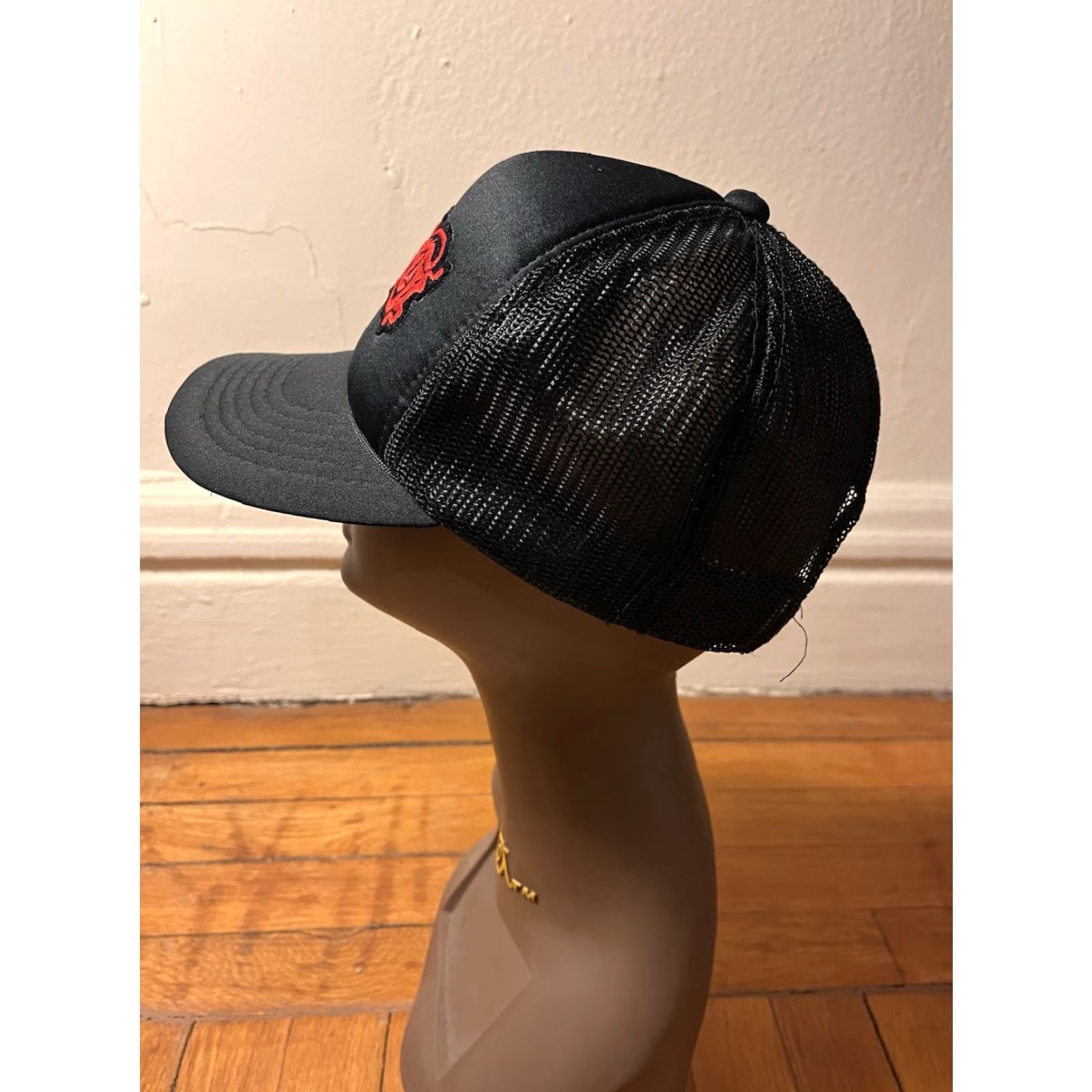 Aerosmith VINTAGE Aerosmith Young An Snapback Hat Cap Black Red Cap Adjustable One Size Men 80s 90s Music Retro Rock Size ONE SIZE - 6 Thumbnail
