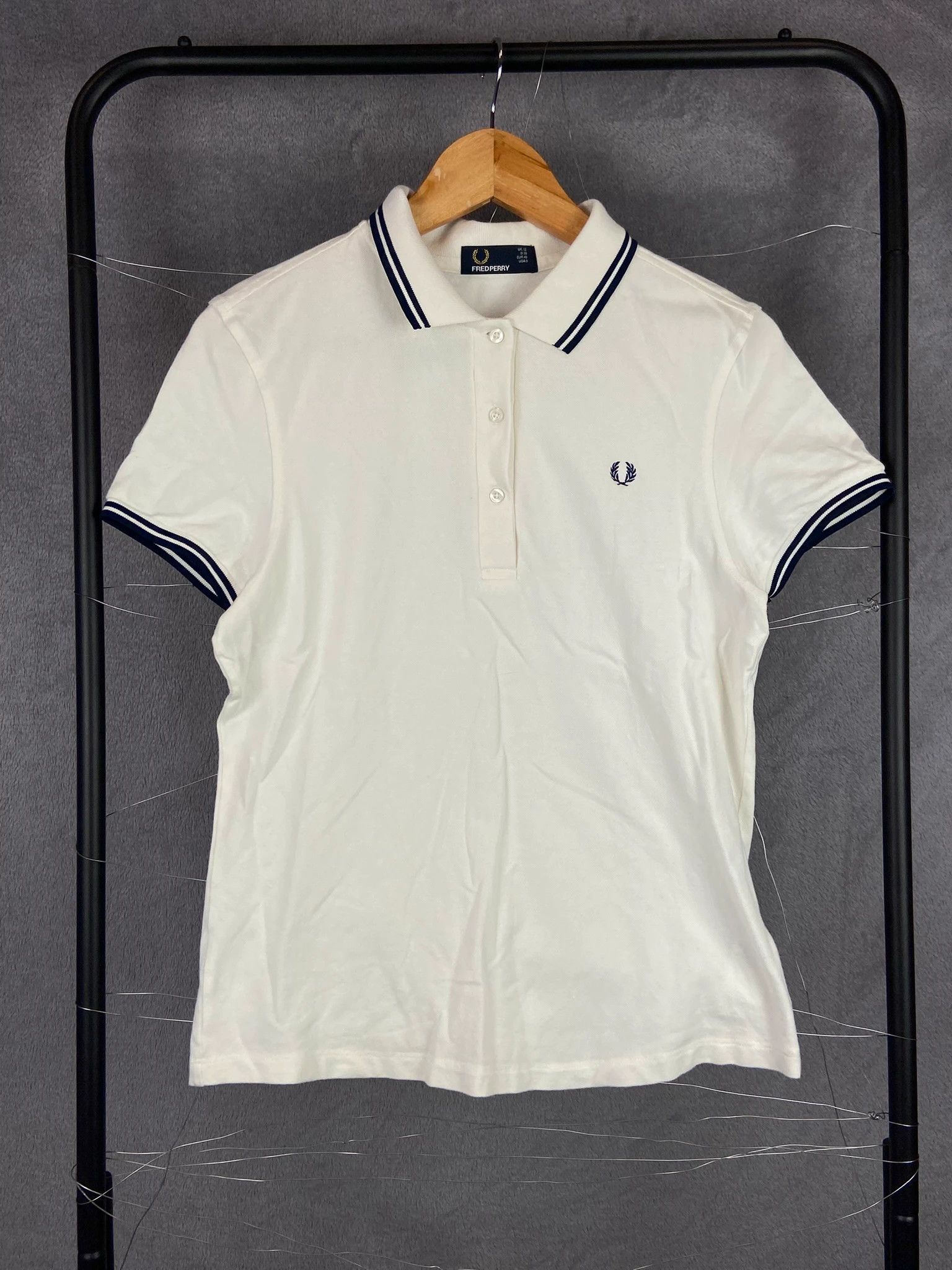 Fred Perry Fred Perry white polo shirt classic vintage sportswear Size S / US 4 / IT 40 - 1 Thumbnail