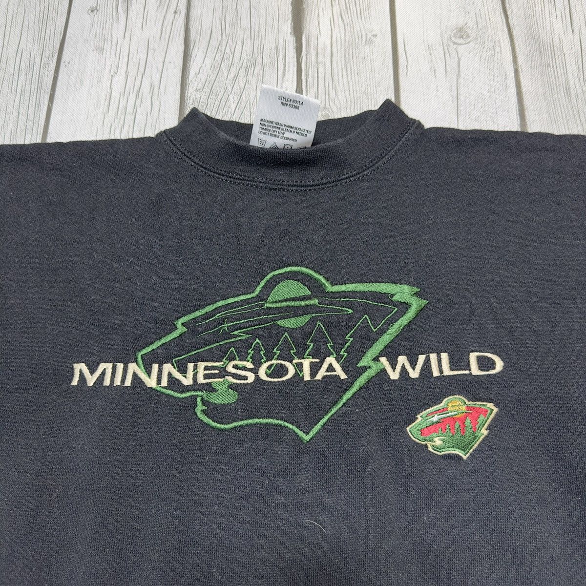 Logo Athletic × NHL × Vintage Vintage Minnesota Wild sweatshirt Size US L / EU 52-54 / 3 - 3 Thumbnail