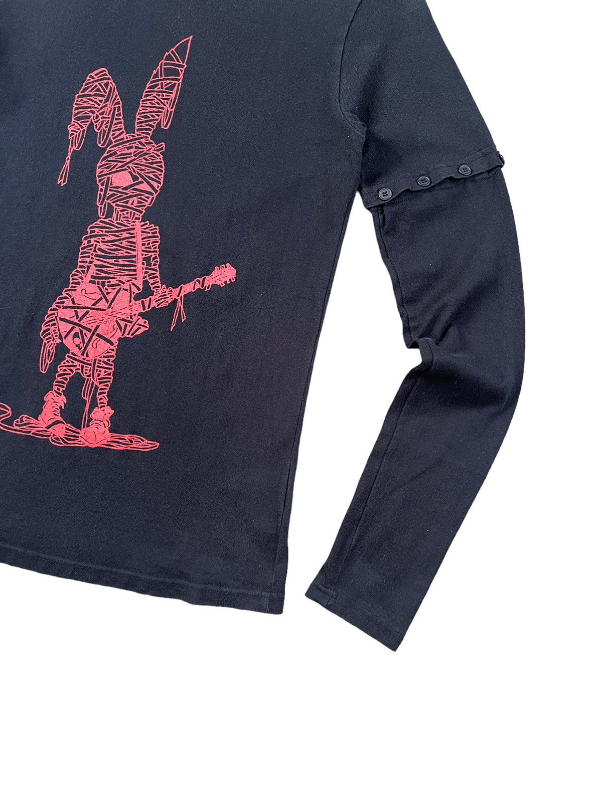 Japanese Brand Algonquins Dead Goth Bunny Shirt Size XS / US 0-2 / IT 36-38 - 6 Thumbnail
