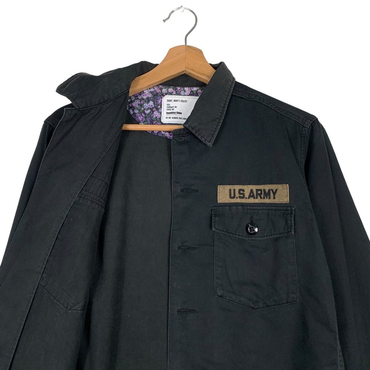 Other MONKEY TIME US ARMY MAN'S UTILITY BUTTON UP SHIRT #0392-C18 Size US M / EU 48-50 / 2 - 10 Thumbnail