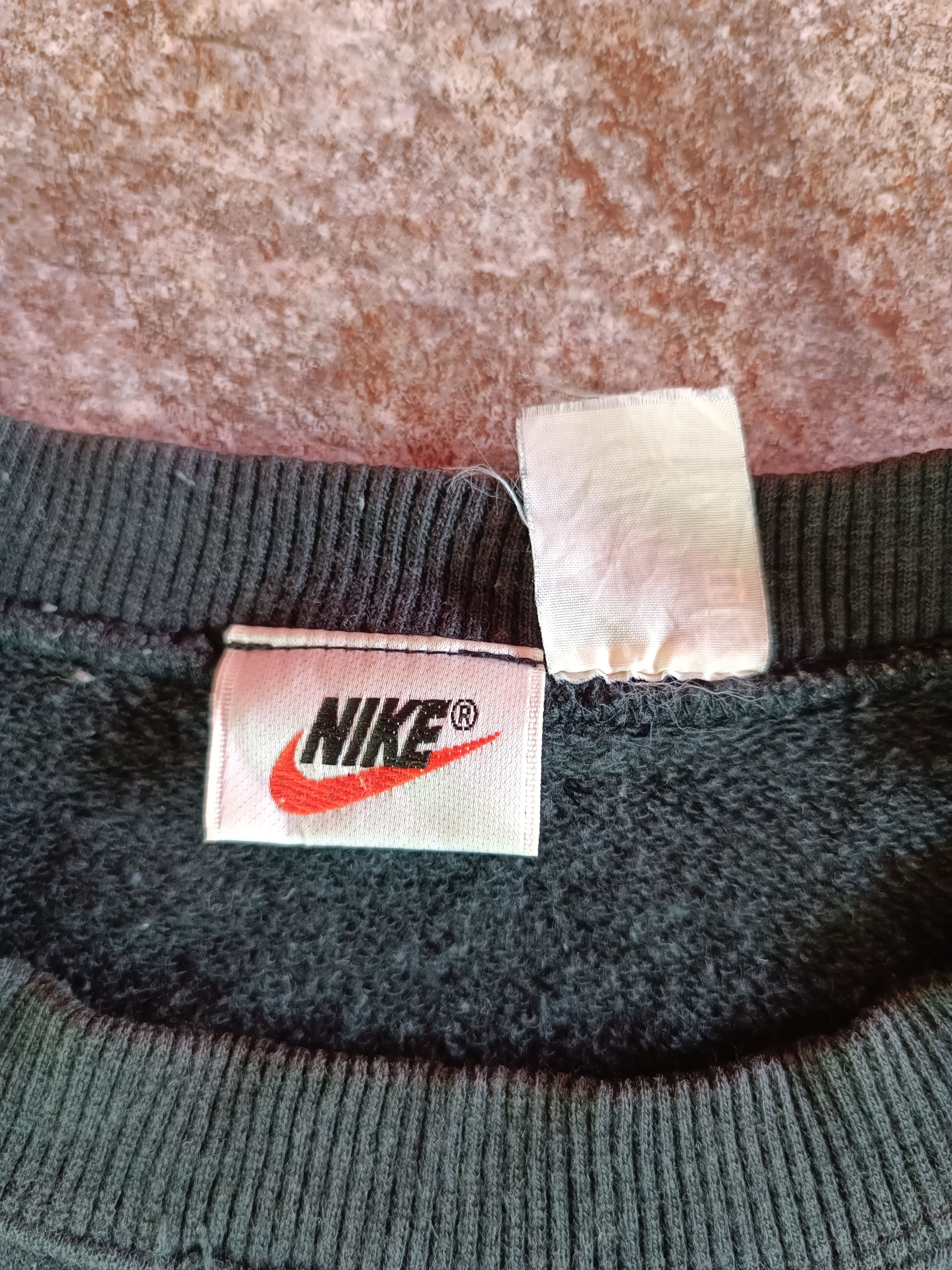 Nike × Vintage Vintage 90s Sweatshirt Nike Pinwheel Size US XL / EU 56 / 4 - 4 Thumbnail