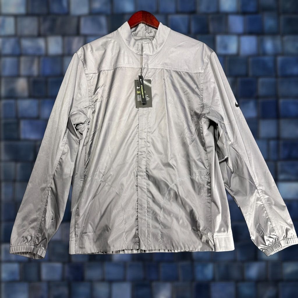 Nike Nike Shield Jacket Mens M Gray Standard Fit Zip Up Lightweight Pockets NEW Size US M / EU 48-50 / 2 - 1 Thumbnail
