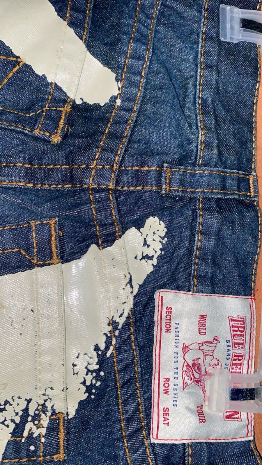 True Religion True Religion Ricky Relaxed Straight Denim Size US 28 / EU 44 - 4 Thumbnail
