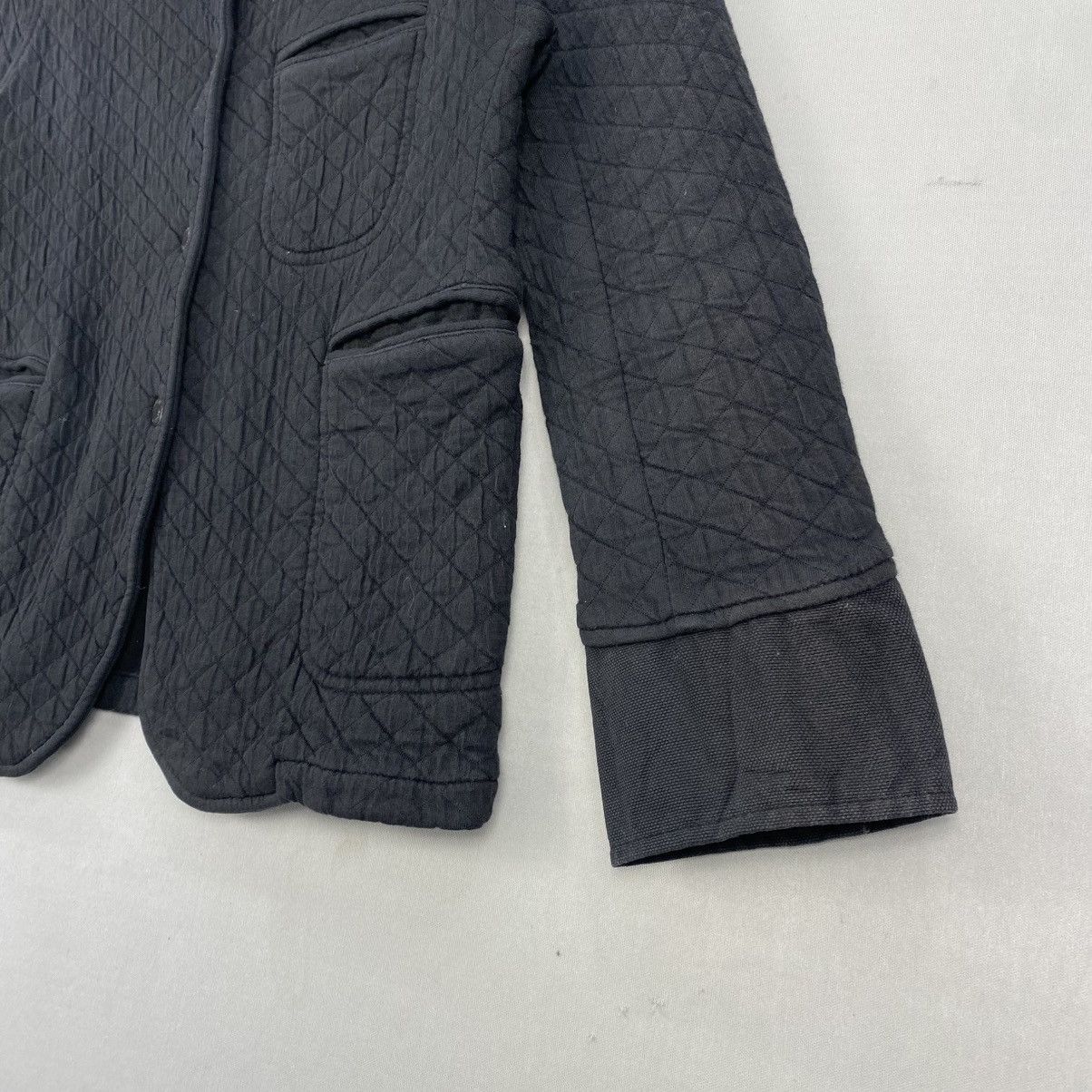 Designer Vintage Workwear Armen Made In France Quilted Jacket. Size XXS / US 00 / IT 34 - 3 Thumbnail