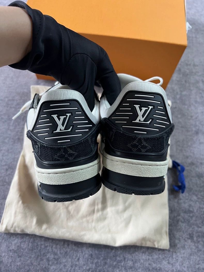 Other Louis Vuitton Black Denim Trainers Size 2.5-2507 Size US 5 / EU 37 - 6 Thumbnail