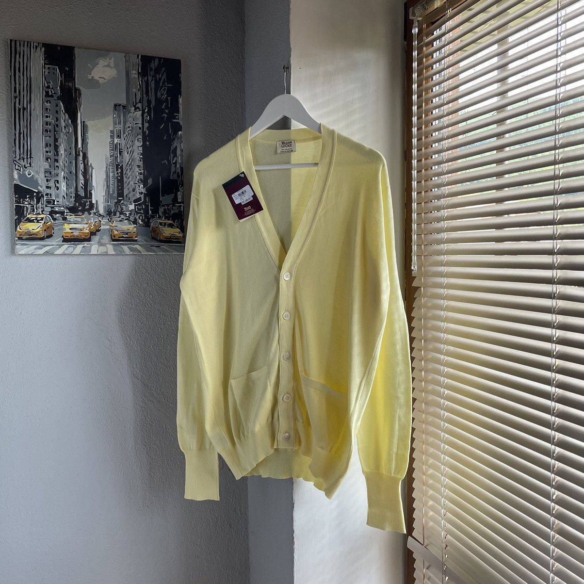 William Lockie William Lockie Scotland Pure Cotton Yellow Butter Cardigan Size US S / EU 44-46 / 1 - 2 Thumbnail