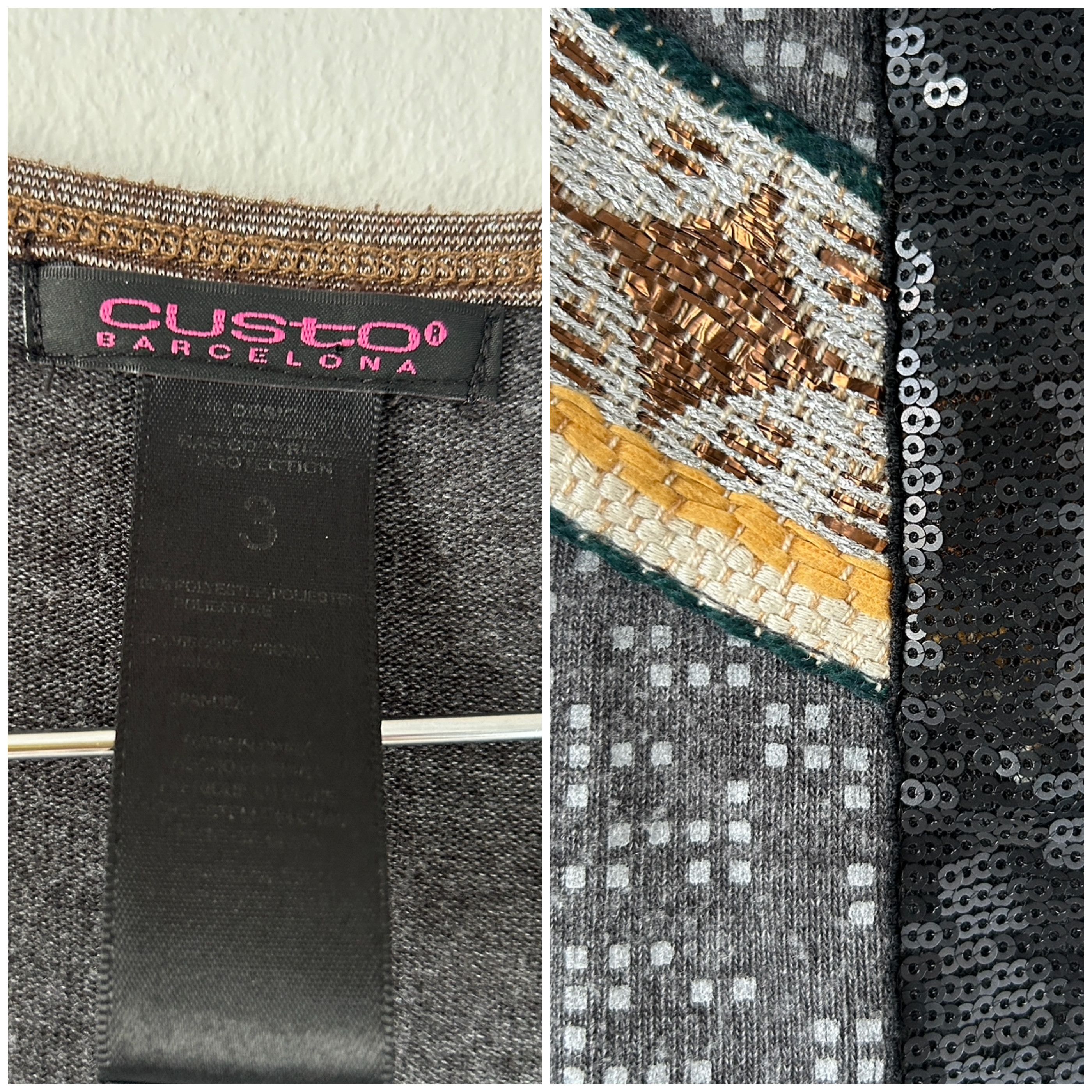 Custo Barcelona Custo Barcelona y2k knit tank top with sequin trim Size M / US 6-8 / IT 42-44 - 9 Thumbnail