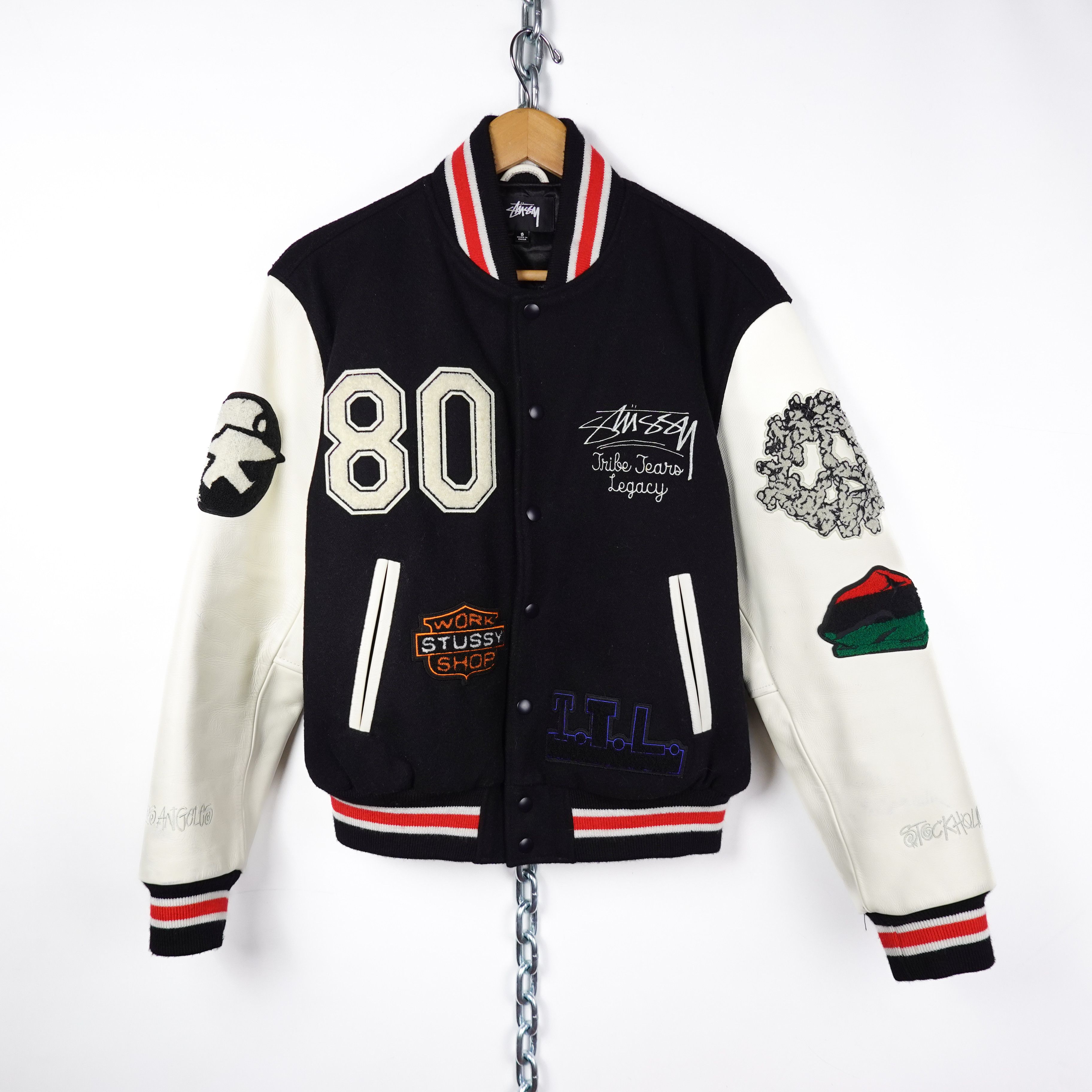 Stussy Stussy Leather Flight Jacket Size S Brand new | Grailed