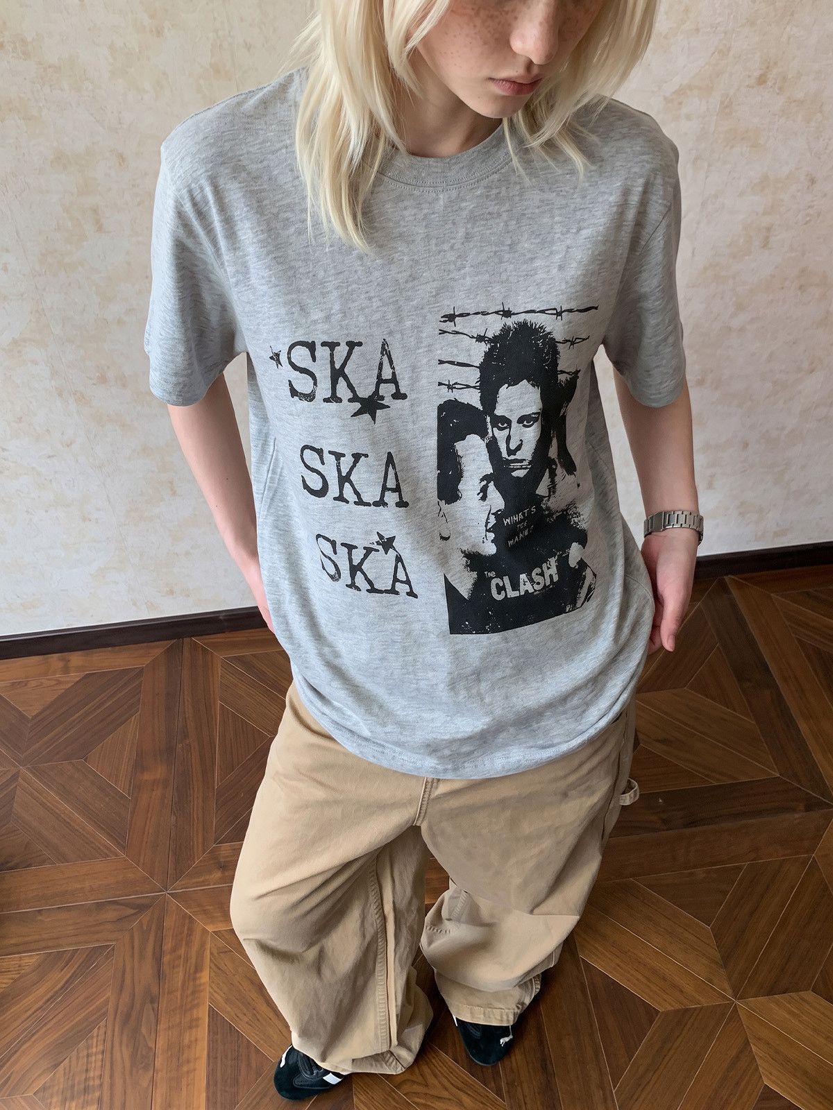 Japanese Brand American retro portrait and letter print vintage T-shirt Size US M / EU 48-50 / 2 - 2 Thumbnail