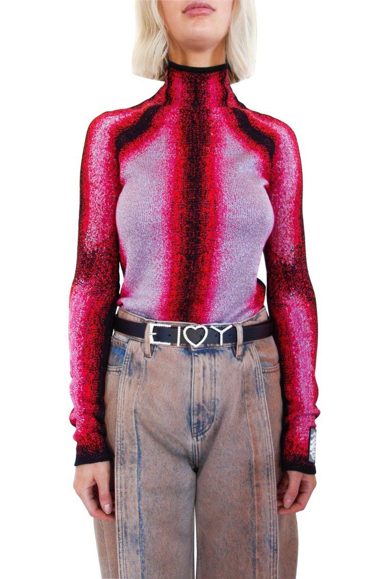 Y/Project o1mle0524 Gradient Knit Sweaters in Multicolor Size XXS / US 00 / IT 34 - 3 Thumbnail