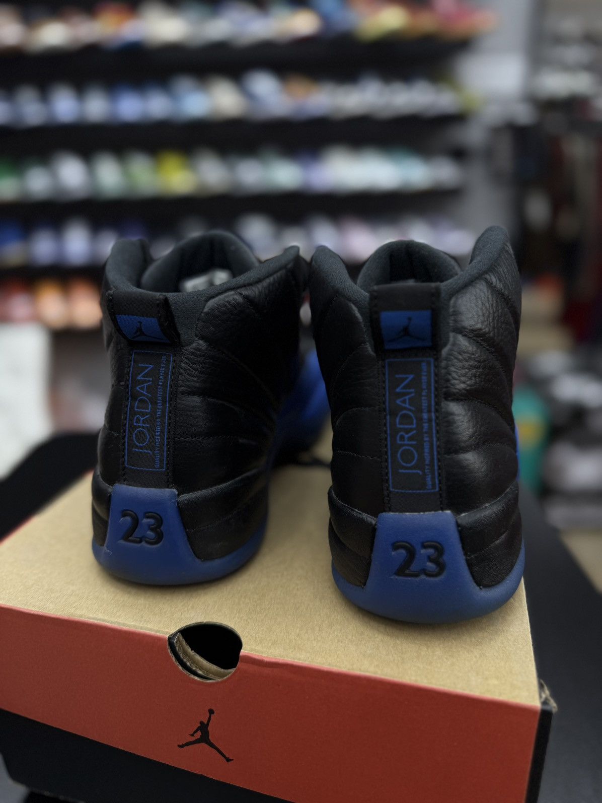Jordan Brand × Nike Jordan 12 Blueberry Royal Blue Size 11.5 2019 Size US 11.5 / EU 44-45 - 14 Thumbnail
