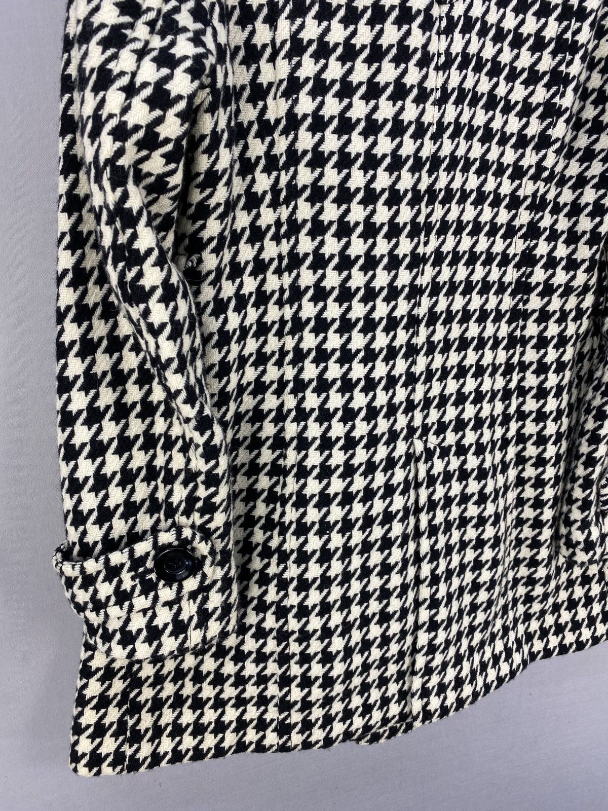 Japanese Brand Houndstooth Double Collar Coat Jacket by Palace Garden Size S / US 4 / IT 40 - 6 Thumbnail
