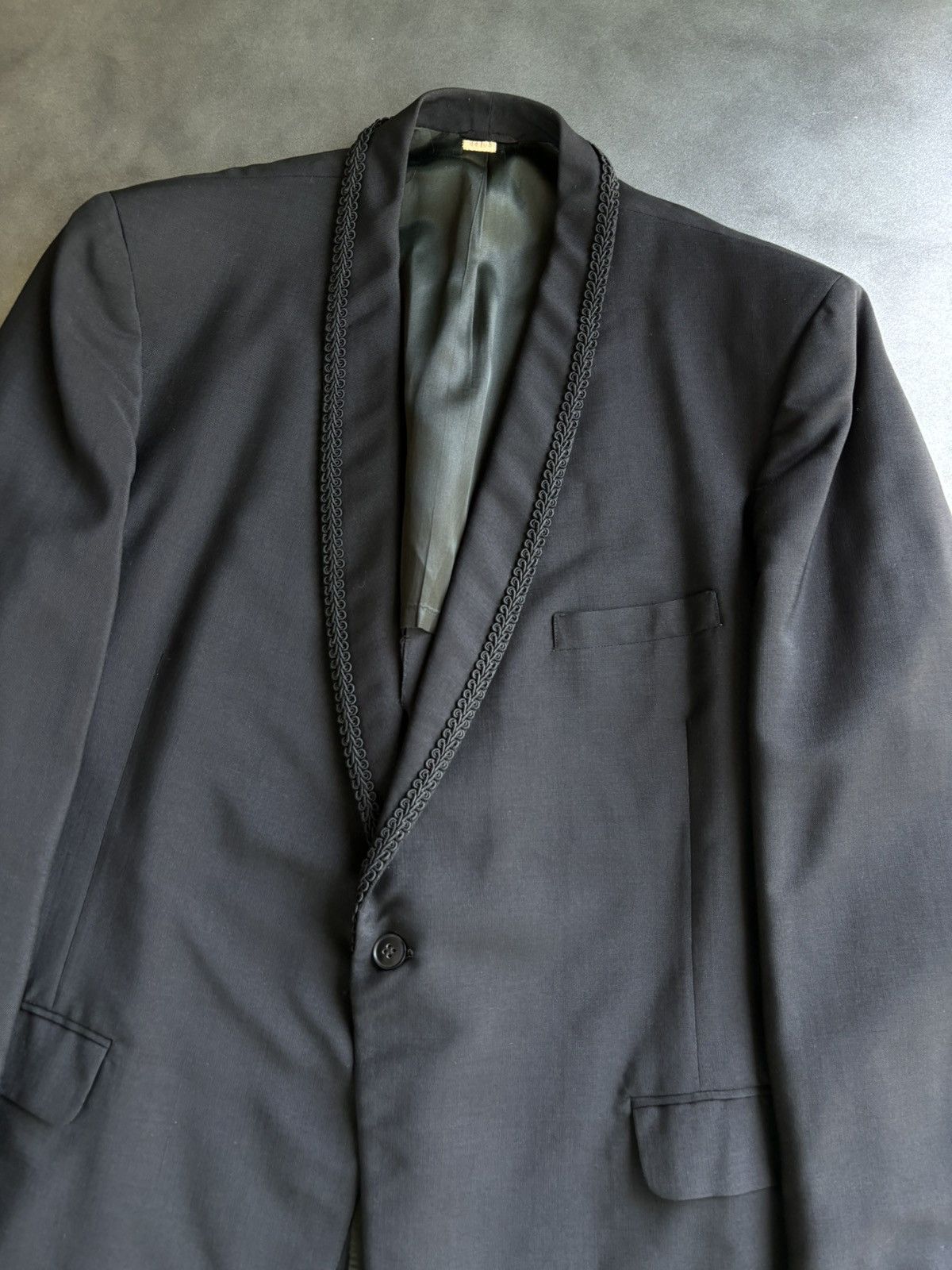 True Vintage Tuxedo Jacket Priestley's Mohair Blazer Wool
