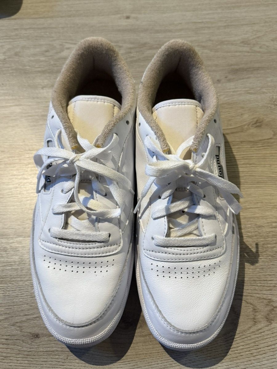 JJJJound × Reebok Club C 85 Beige Size US 12 / EU 45 - 4 Thumbnail