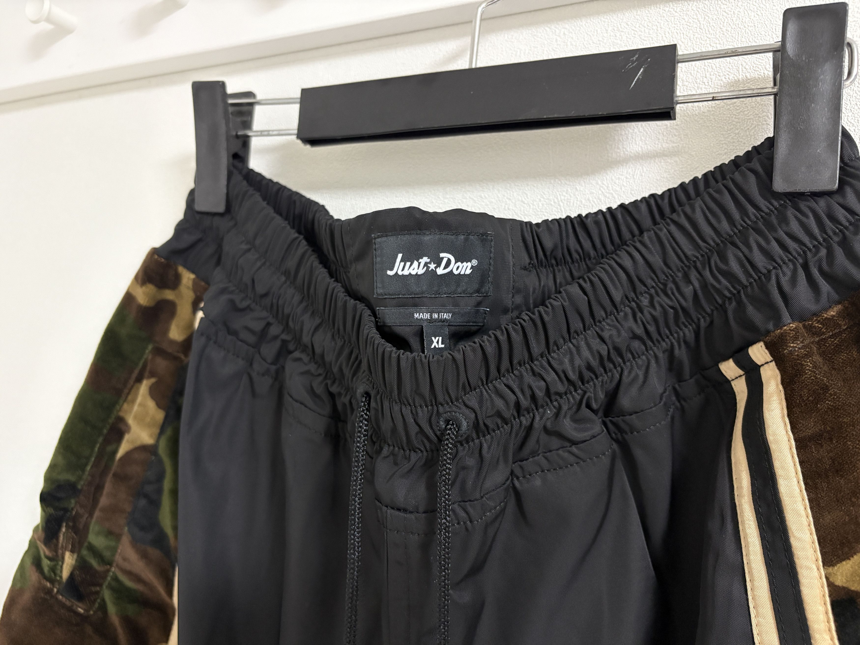 Just Don Just Don - Camo Basketball Black Jersey Shorts Size US 33 - 3 Thumbnail