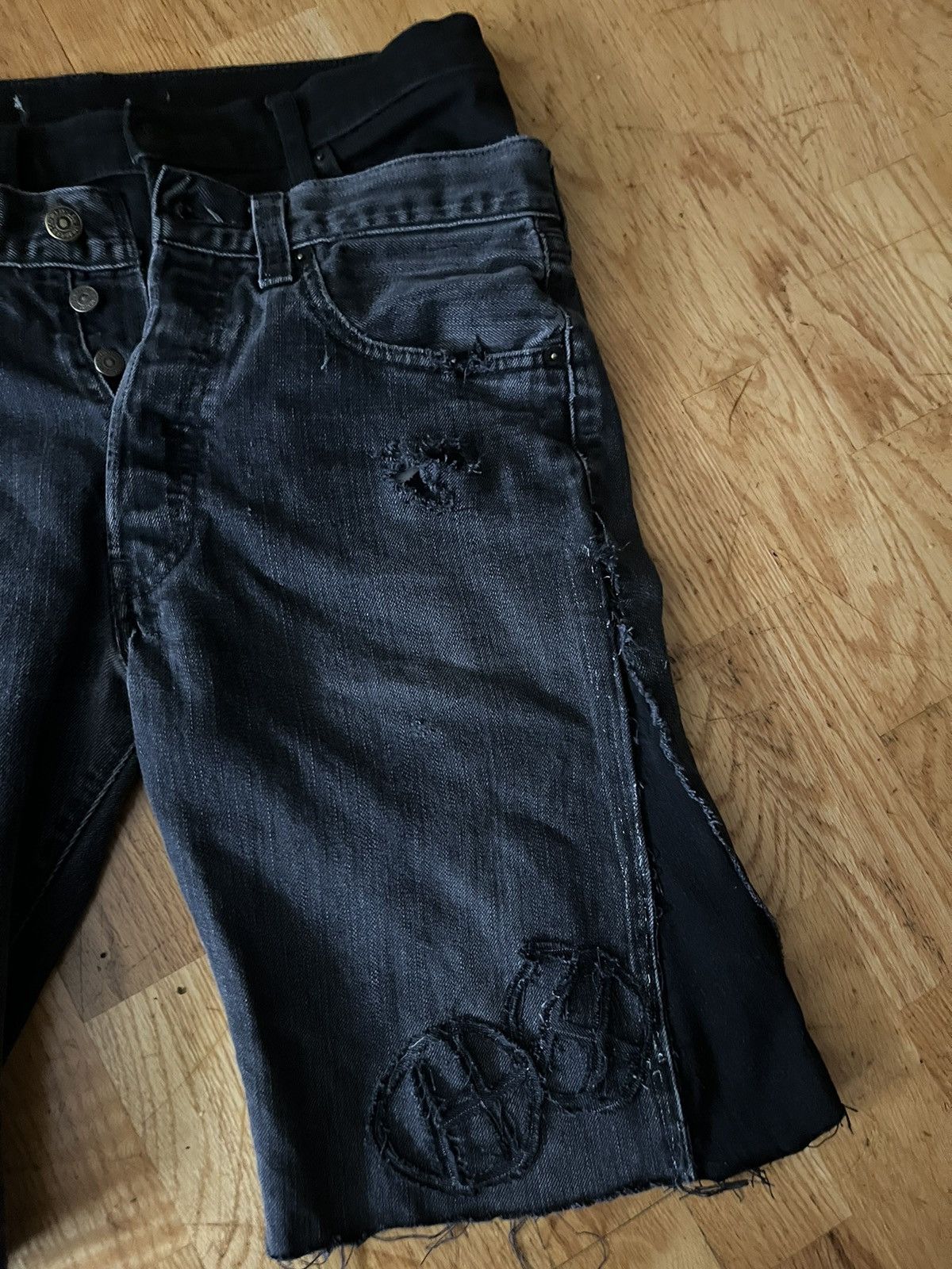 Other double waisted flared jorts Size US 32 / EU 48 - 3 Thumbnail