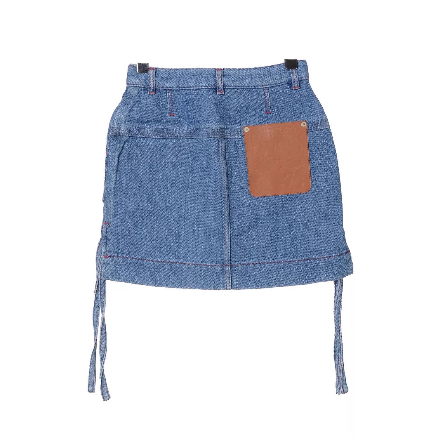 Loewe LOEWE denim short skirt Size 24" / US 00 / IT 34 - 3 Thumbnail