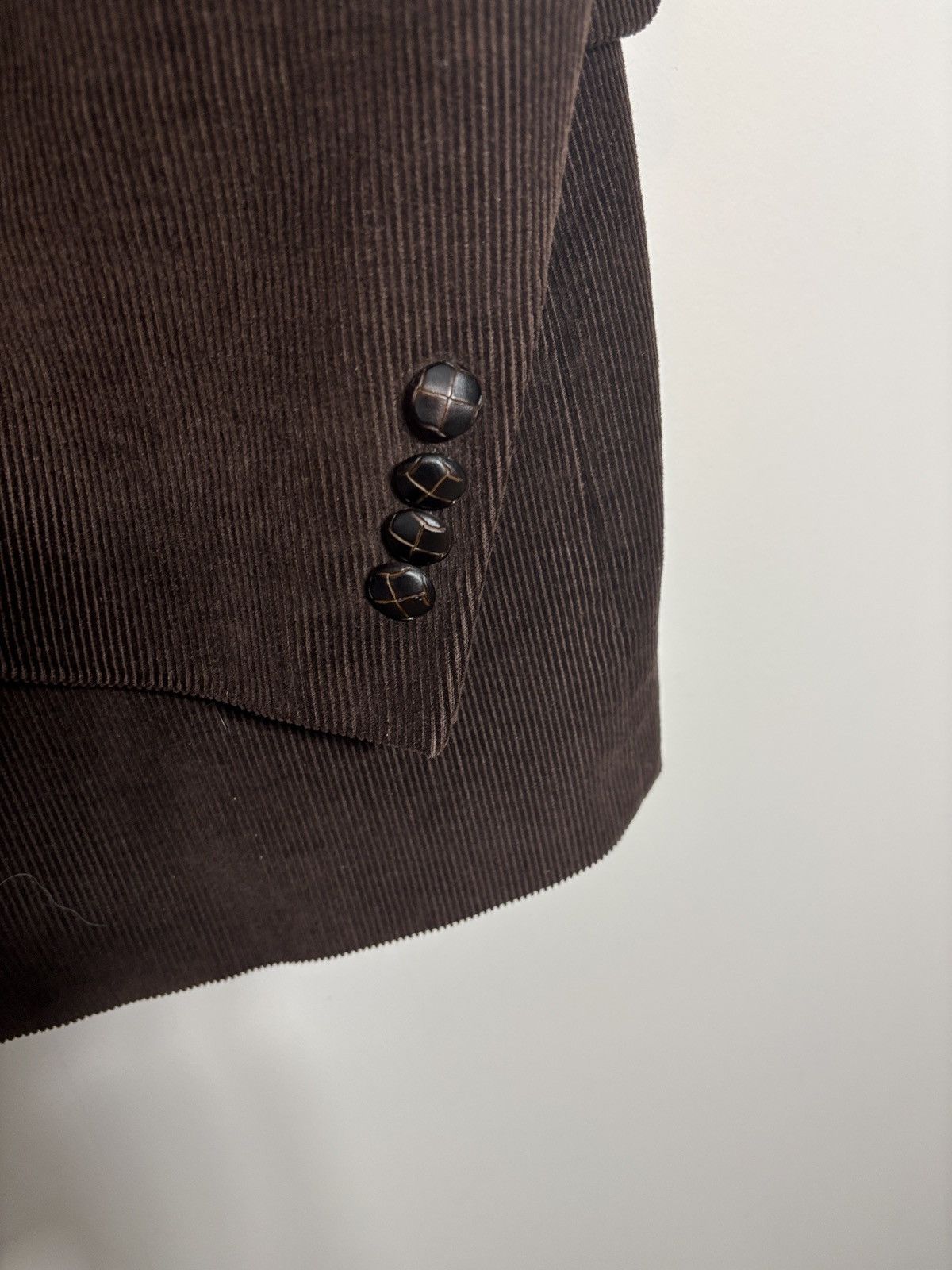 Dockers Dockers Brown Corduroy 2 Button Blazer 42R Preppy Size 42R - 3 Thumbnail