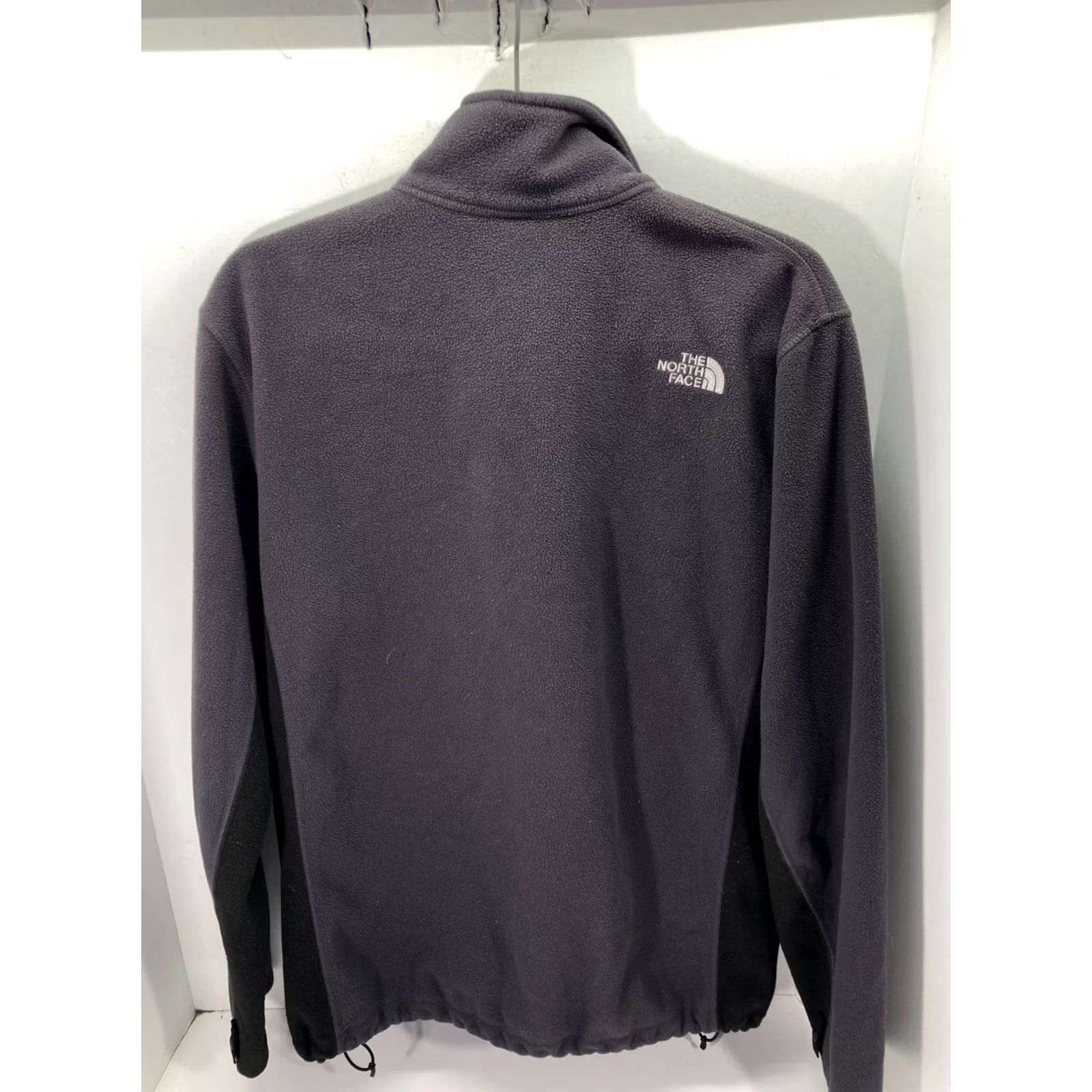 The North Face The North Face Windwall Full-Zip Fleece Jacket Mens M Gray Pockets Size US M / EU 48-50 / 2 - 7 Thumbnail