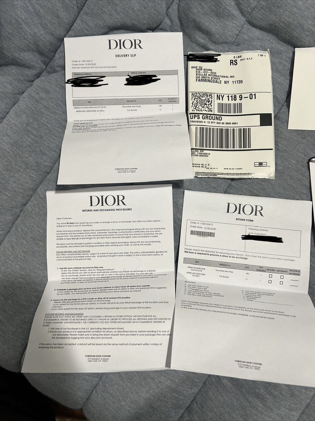 Dior Dior Belt Size 40 - 11 Thumbnail