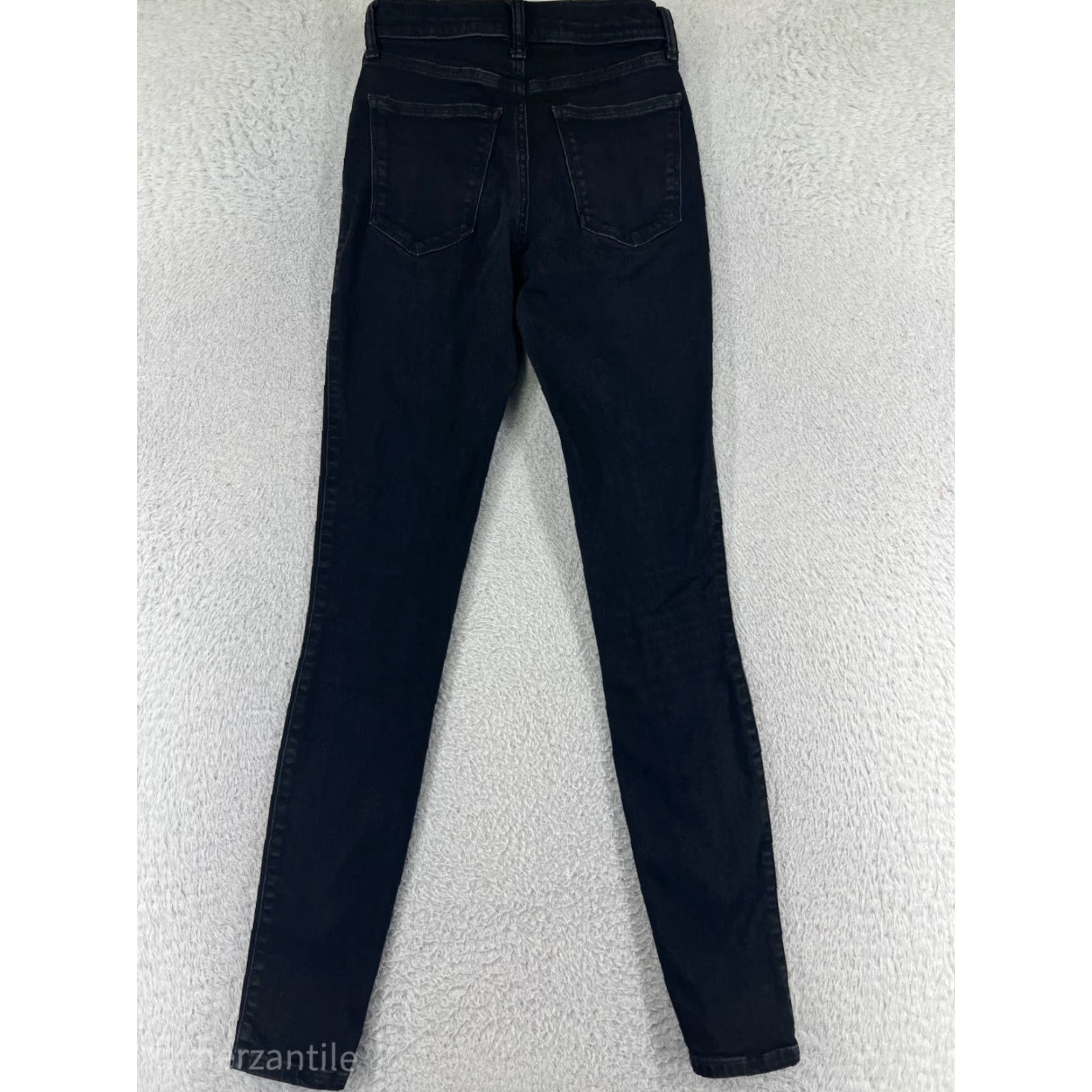 Lucky Brand Lucky Brand Jeans Womens 2 Black Denim Dark Wash Mid Rise Skinny Stretch Jeans - 30 Inseam Size 26" / US 2 / IT 38 - 2 Thumbnail