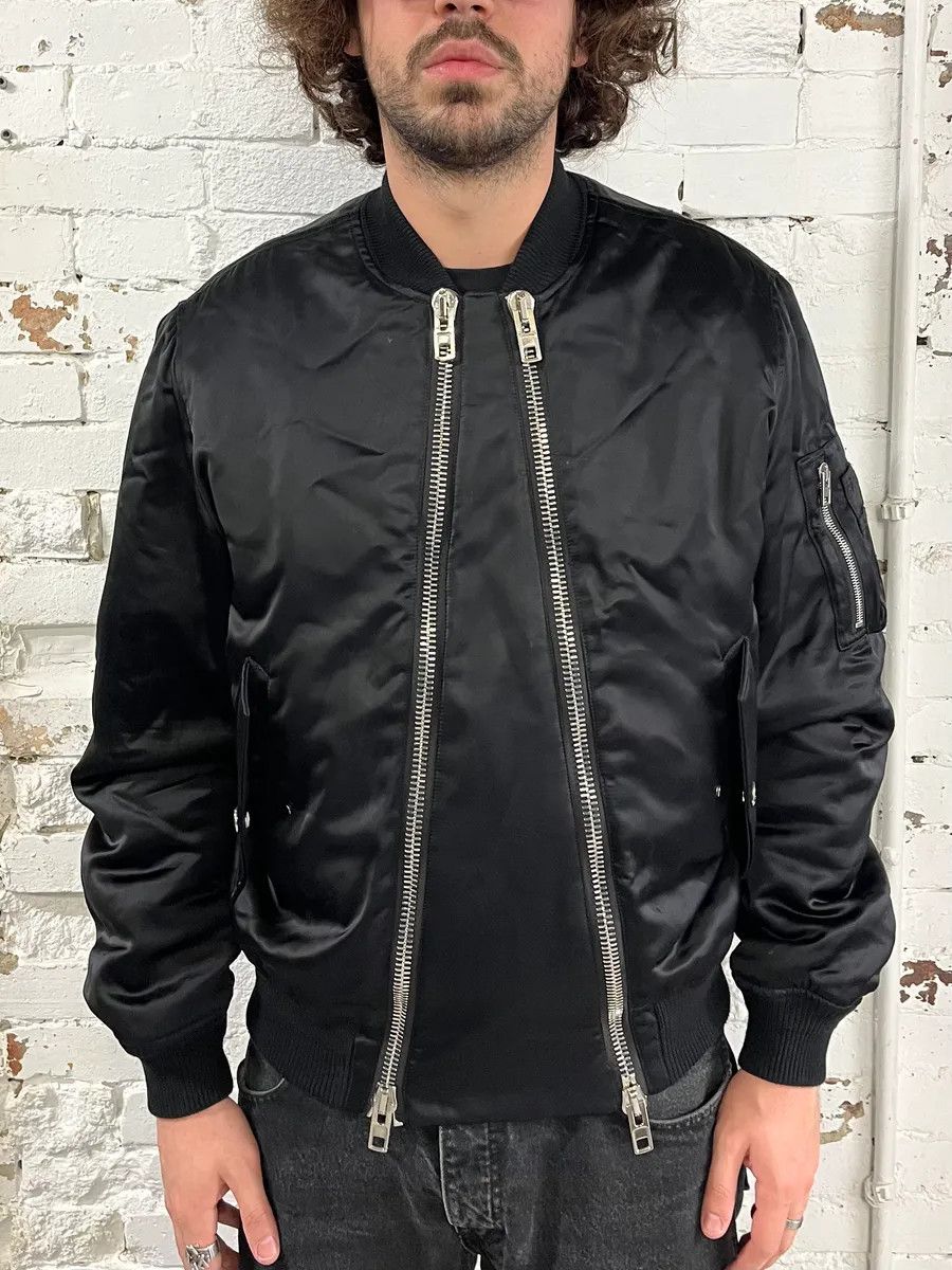 Givenchy AW2016 Givenchy Black Asymmetrical 2 Zips Bomber Jacket Size US M / EU 48-50 / 2 - 3 Thumbnail