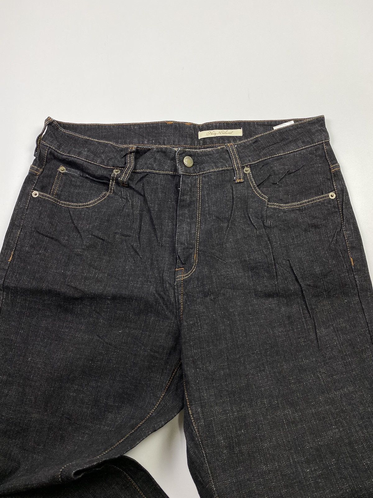 If Six Was Nine japanese brand navy natural jeans denim numbernine Size US 34 / EU 50 - 4 Thumbnail