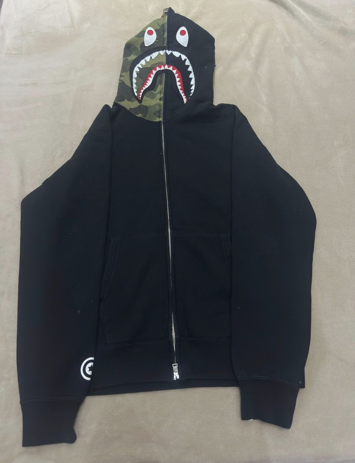 Bape BAPE Color Block Shark Head Jacket K5 Size US L / EU 52-54 / 3 - 1 Thumbnail