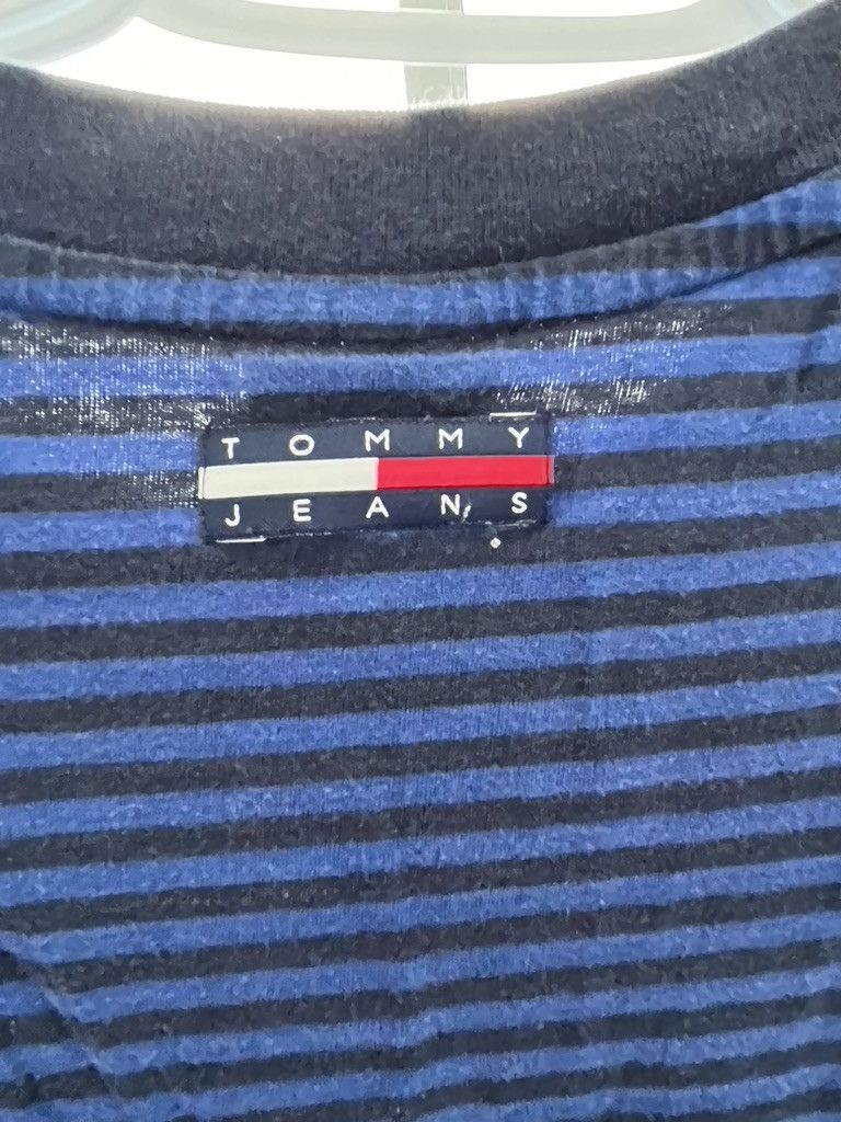 Tommy Hilfiger × Vintage Vintage Striped Tommy Hilfiger Longsleeve Size US L / EU 52-54 / 3 - 4 Thumbnail