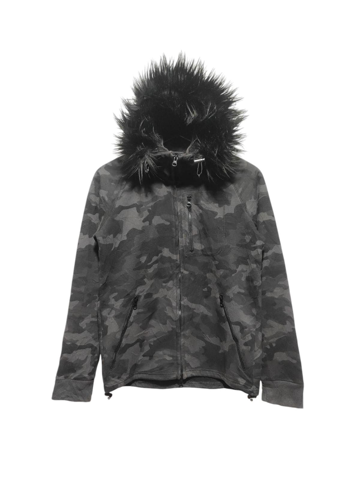 Beams Plus Beams Camo Double Zip Fur Hoodie IfSixWasNine LGB style Size US S / EU 44-46 / 1 - 2 Thumbnail