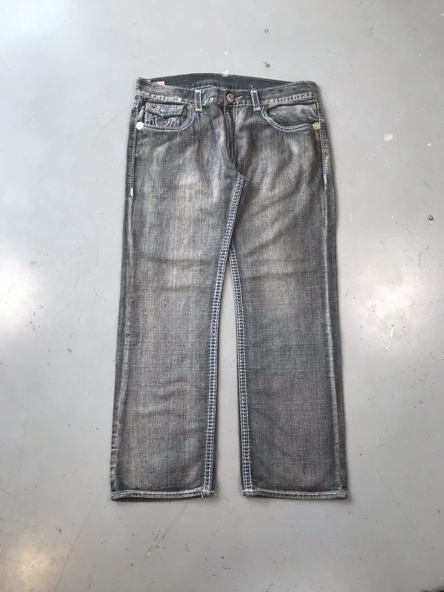 True Religion × Vintage Vintage true religion straight fit denim pants Size US 40 / EU 56 - 1 Thumbnail