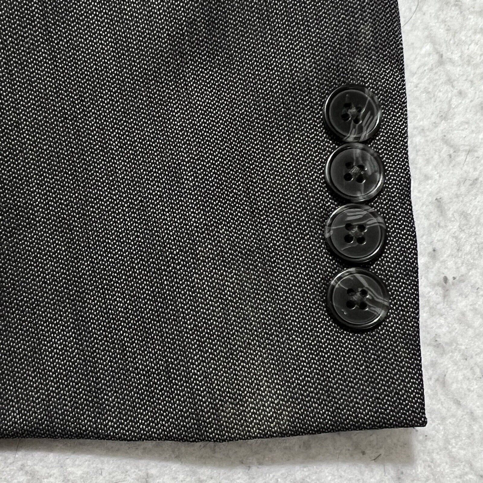 Joseph Abboud Joseph Abboud Worsted Wool Gray Suit Jacket Nordstrom USA Size 44L - 6 Thumbnail